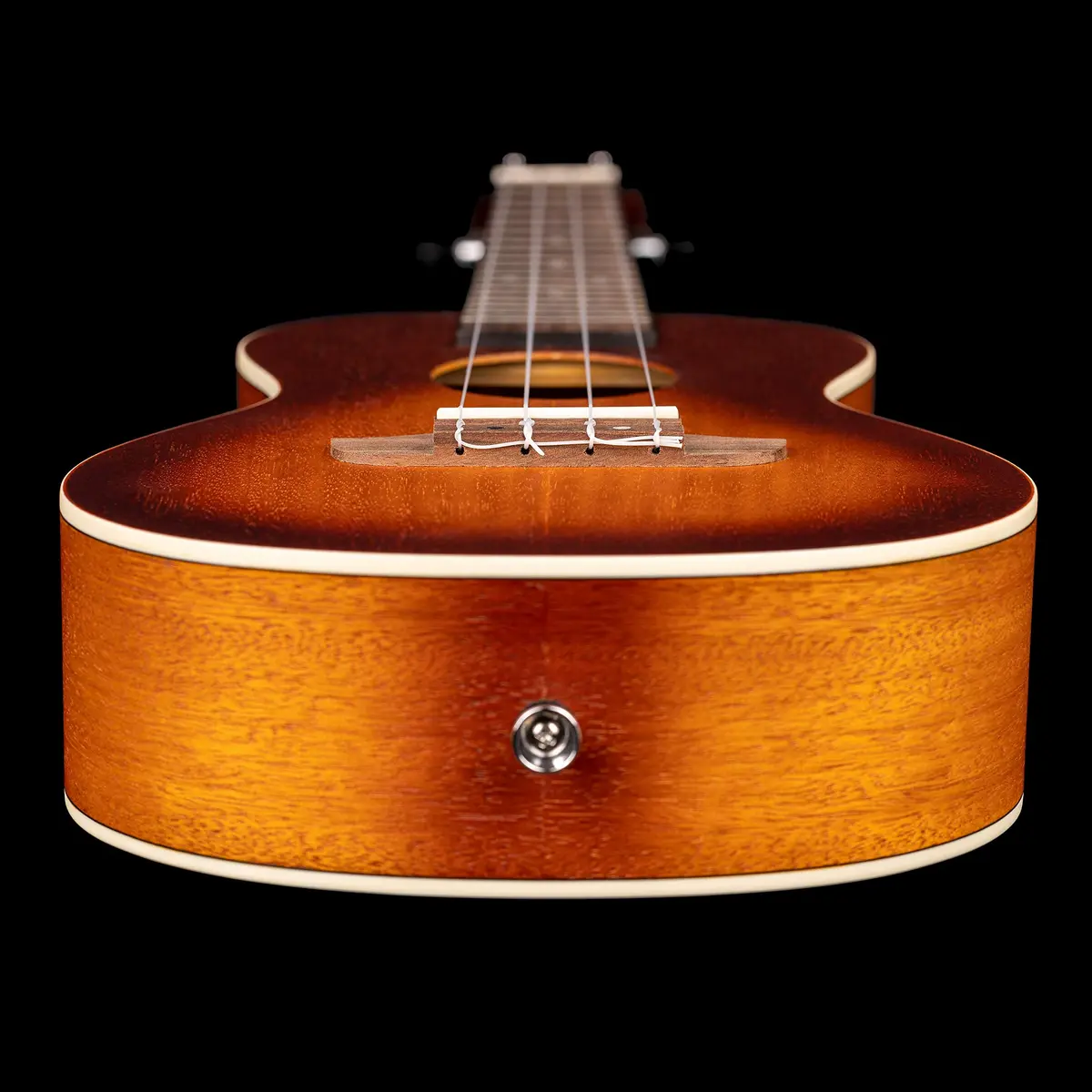 Ortega Guitars Earth Series Concert Ukulele 4-String Acoustic Right Trasparent Sunburst | Open Pore Finish - view 2