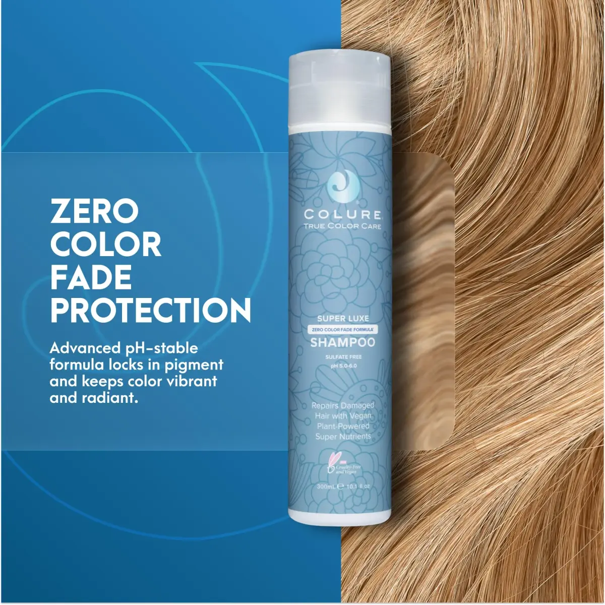 COLURE Super Luxe Shampoo 300ml (10.1 Fl Oz) | Ultra Moisturizing for Thick Coarse Curly Hair - view 3