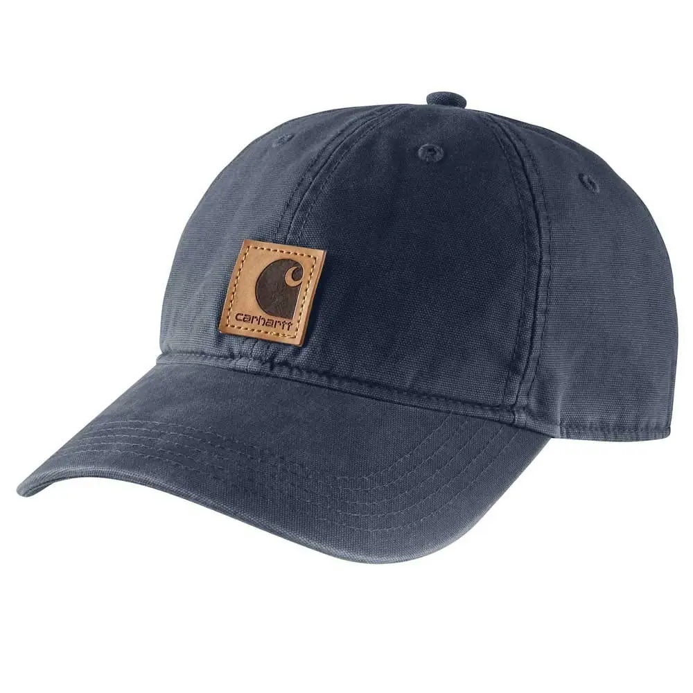Carhartt Canvas Baseball Cap Navy One Size | Rugged Workwear Style - main product image