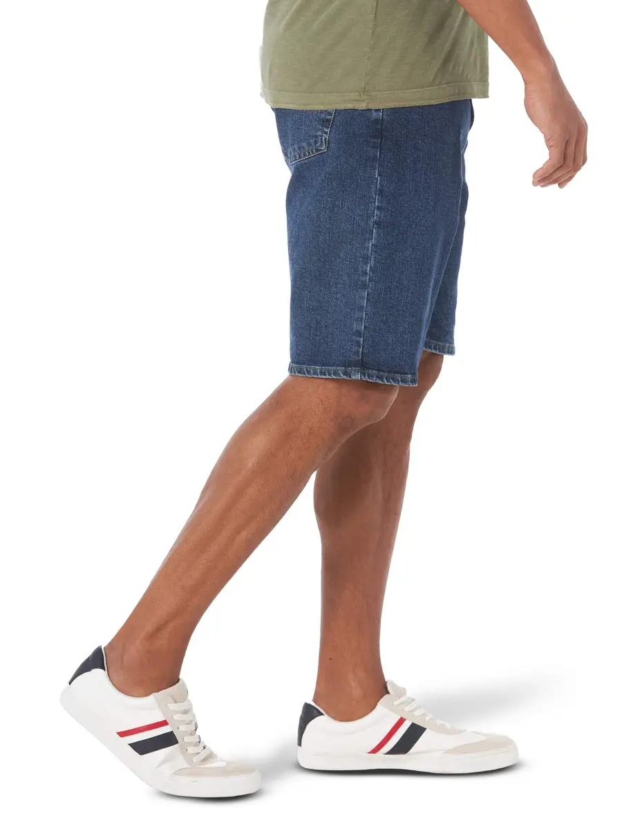 Wrangler Authentics Men's Comfort Flex Waistband Short, Dark Stonewash, 34 | Relaxed Fit Denim Shorts - view 2