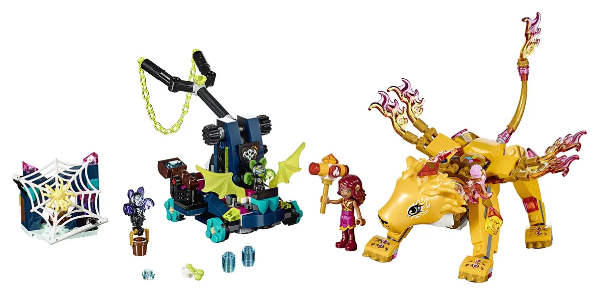 LEGO Elves Azari & the Fire Lion Capture 41192 Building Kit 360 Pieces | Fantasy Toy Set for Kids 8-12 - view 2