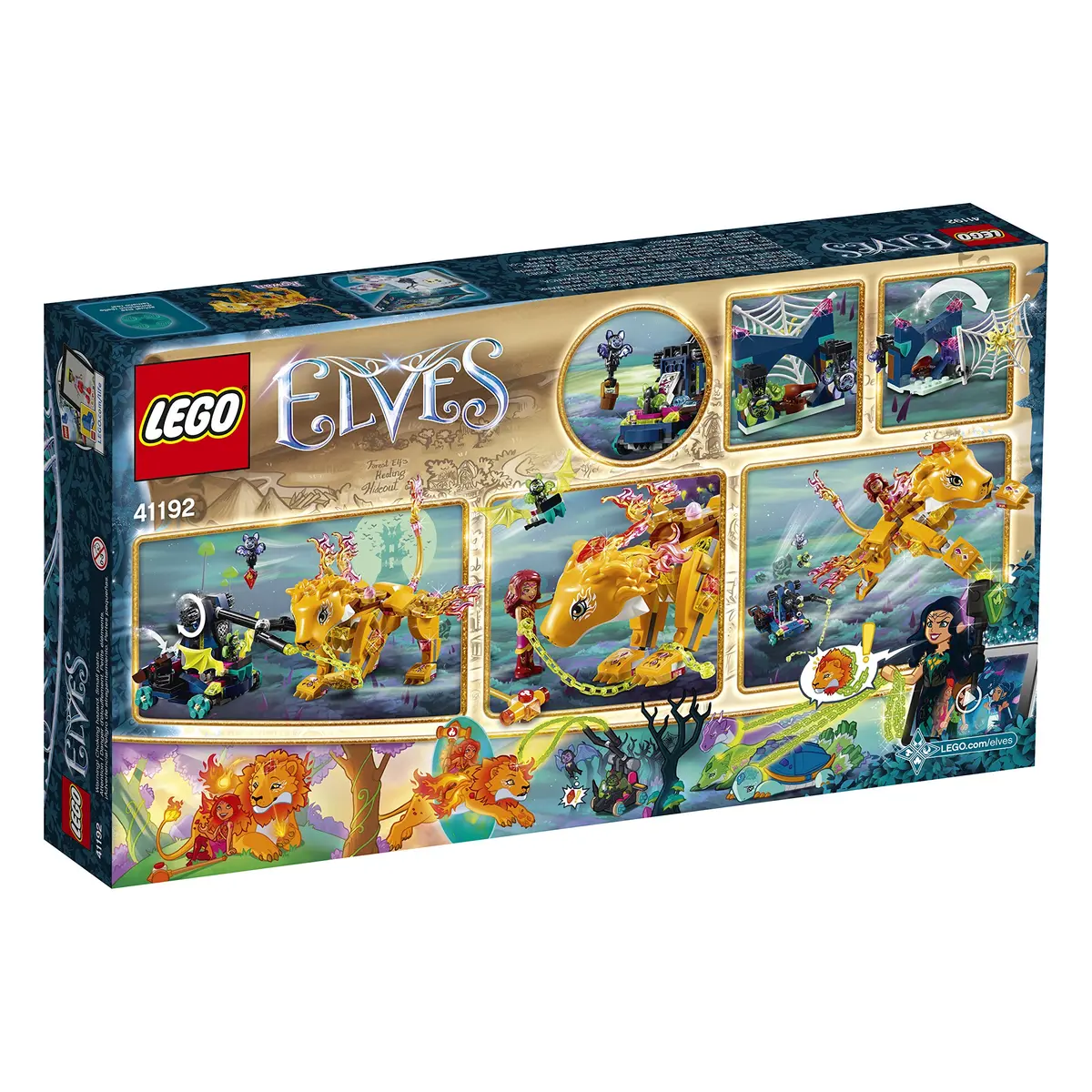 LEGO Elves Azari & the Fire Lion Capture 41192 Building Kit 360 Pieces | Fantasy Toy Set for Kids 8-12 - view 4