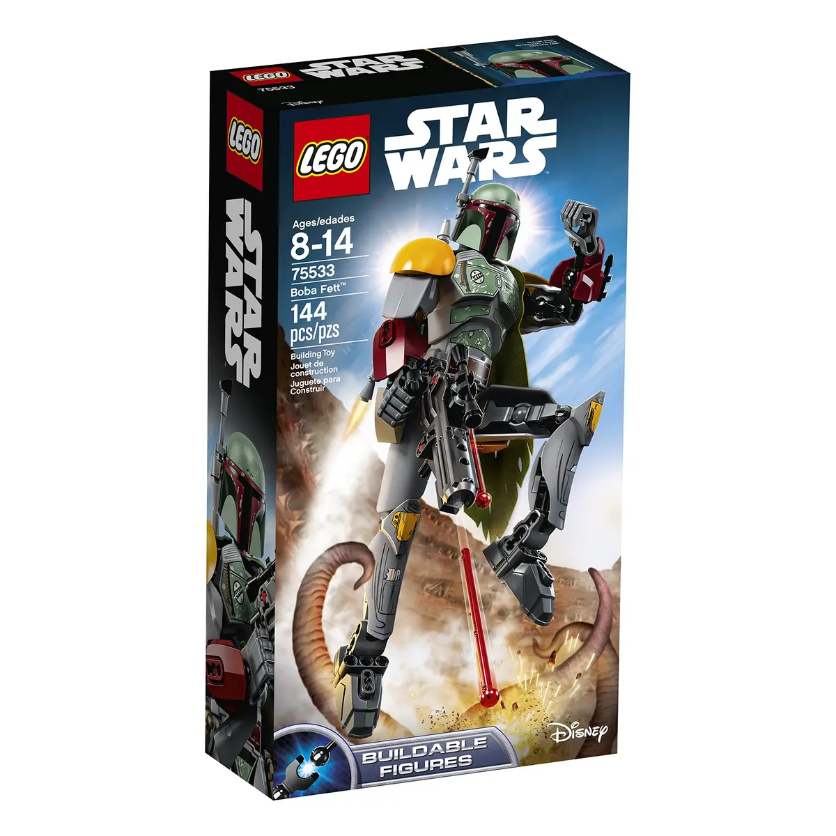 LEGO Star Wars Return of the Jedi Boba Fett 75533 Building Kit 144 Piece | Highly Posable Collectible Action Figure - view 4
