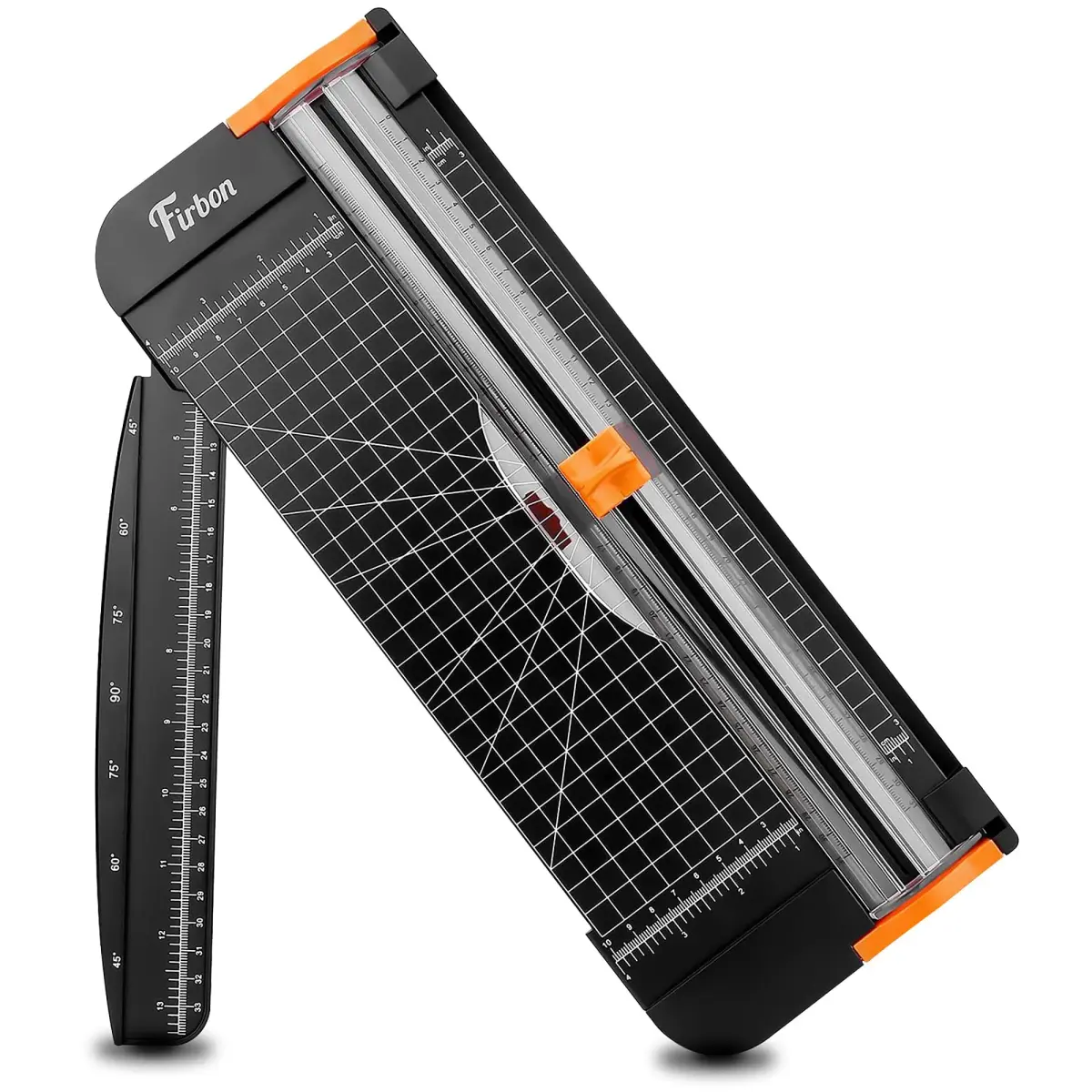 Firbon A4 Paper Cutter 12 Inch Black | Cuts 10 Sheets, Accurate Measurement, Safe Blade - main product image
