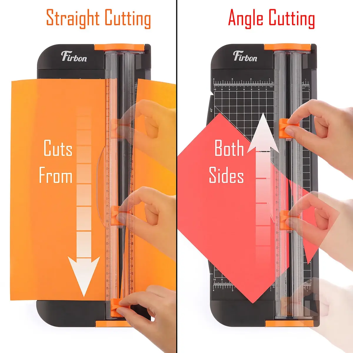 Firbon A4 Paper Cutter 12 Inch Black | Cuts 10 Sheets, Accurate Measurement, Safe Blade - view 5