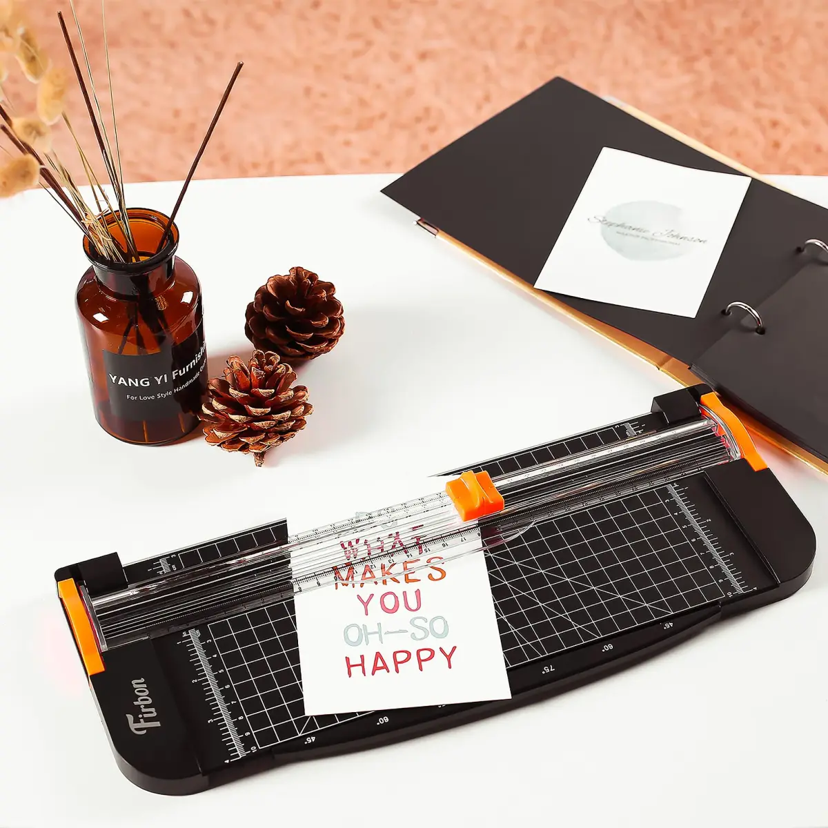 Firbon A4 Paper Cutter 12 Inch Black | Cuts 10 Sheets, Accurate Measurement, Safe Blade - view 7