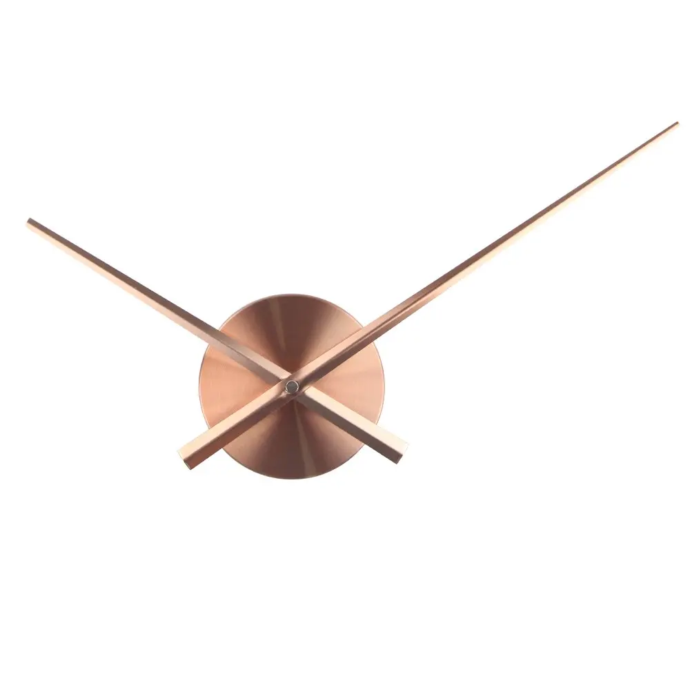 Timelike 3D Clock Hands, DIY Large Clock Needles, Copper | Modern Wall Art Decor - main product image