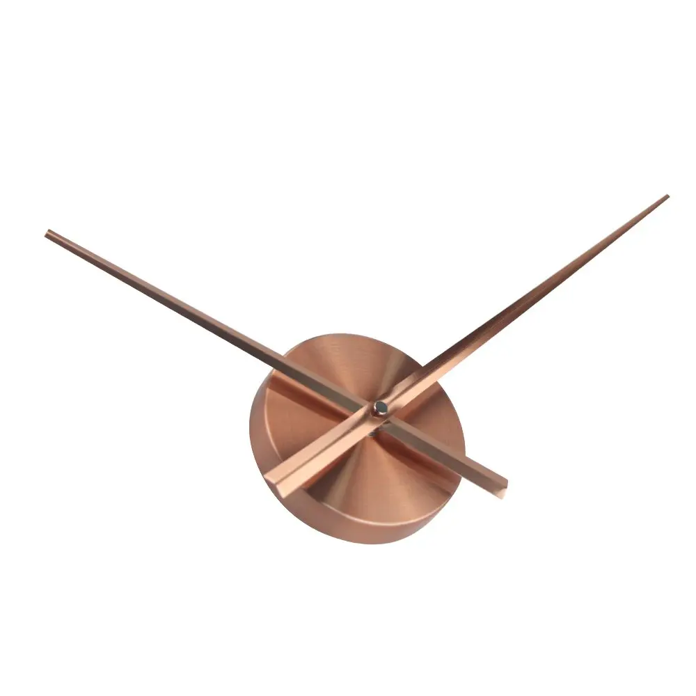 Timelike 3D Clock Hands, DIY Large Clock Needles, Copper | Modern Wall Art Decor - view 5