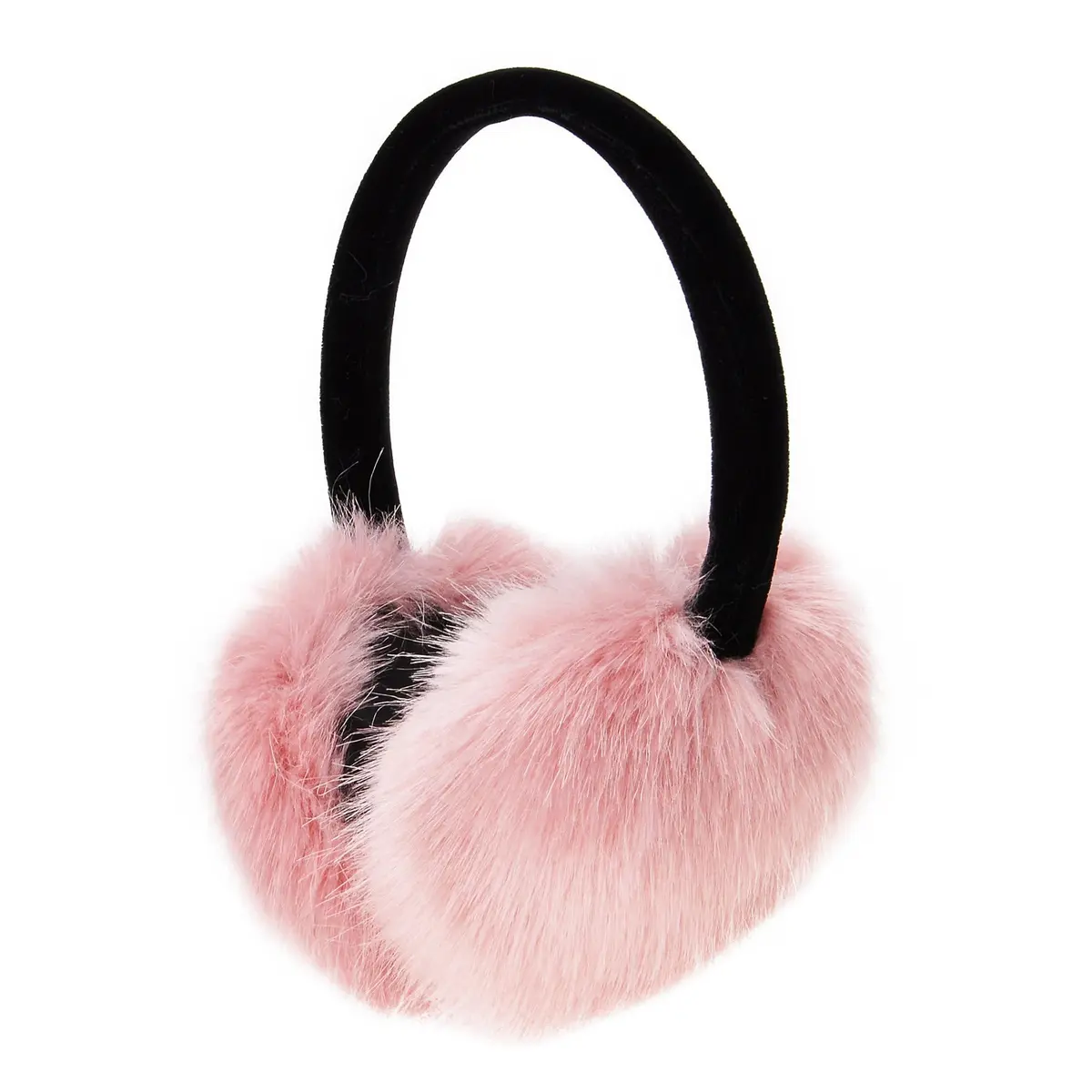 ZLYC Women Girls Winter Faux Fur Earmuffs Pink | Adjustable & Soft for Cold Weather - view 5