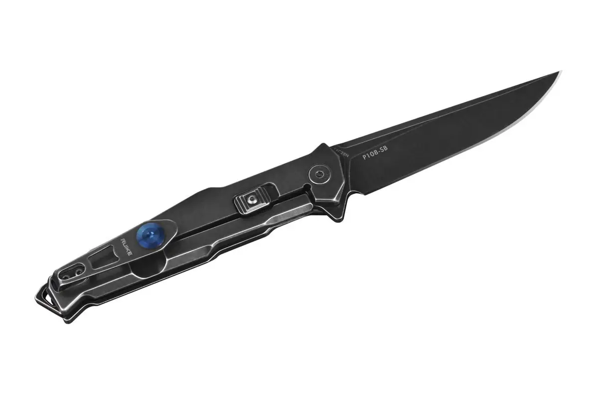 Ruike P108-SB Folding Knife 3.5" Drop Point Blade | Tactical Pocket Knife for Men & Women - main product image