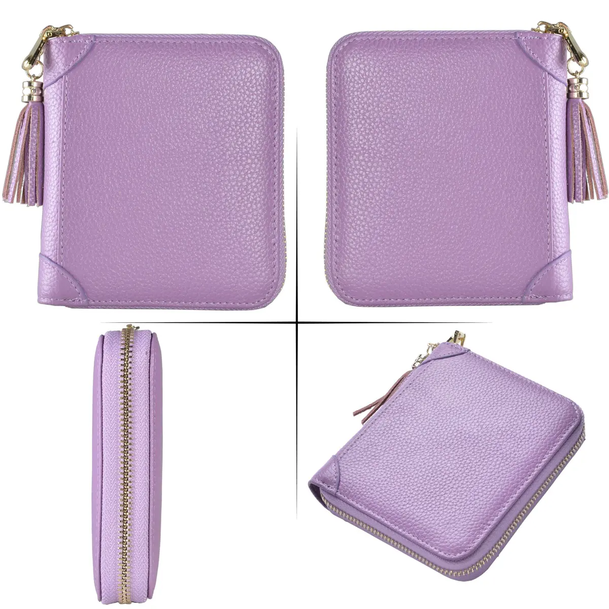 Easyoulife Womens Genuine Leather RFID Blocking Card Holder Wallet | 40 Card Slots - view 6