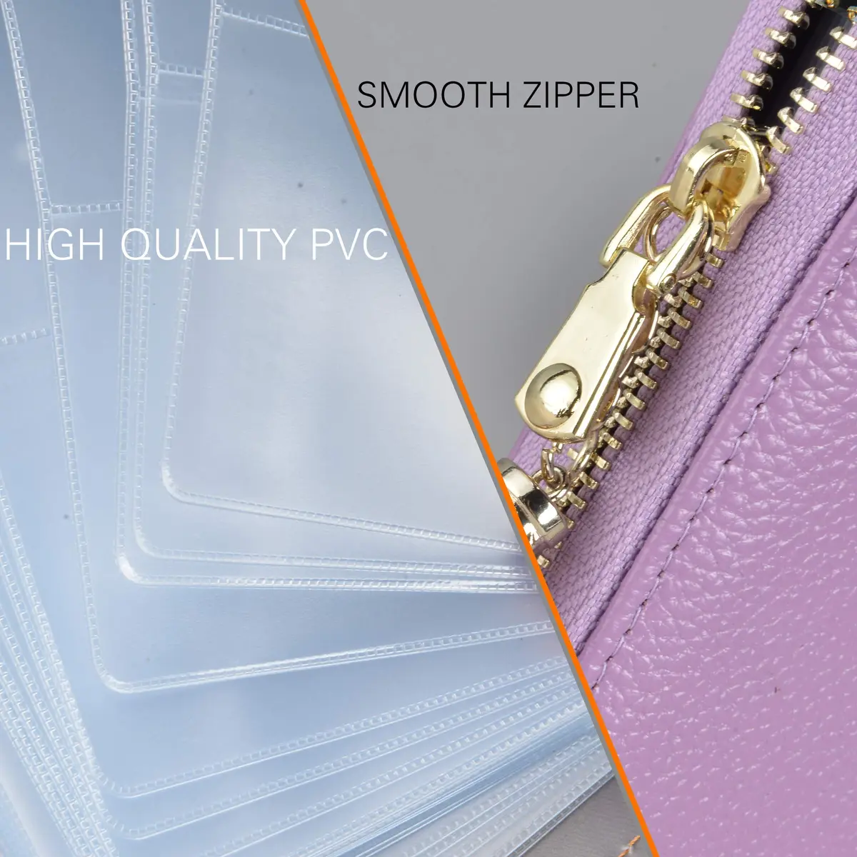 Easyoulife Womens Genuine Leather RFID Blocking Card Holder Wallet | 40 Card Slots - view 7
