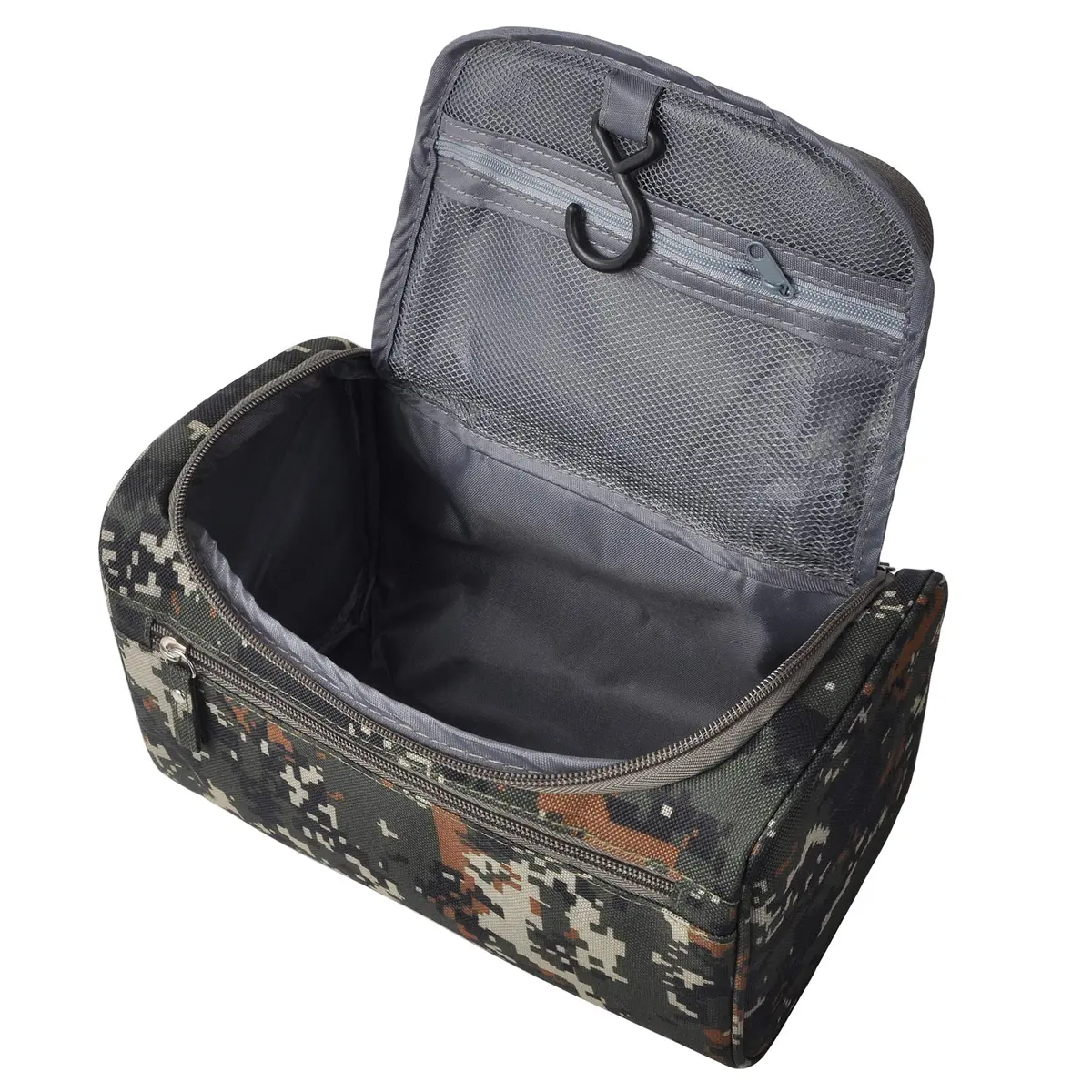 Vercord Mens Toiletry Bag Wash Travel Small Shaving Dop Kit Shower Bathroom Ditty Hygiene Bag Camo Mosaic | Water-Resistant & Portable - main product image
