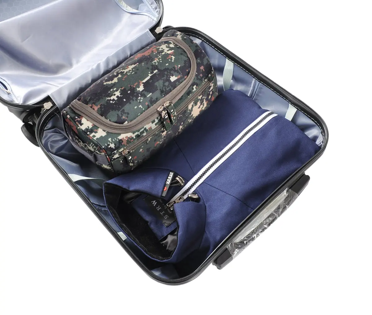 Vercord Mens Toiletry Bag Wash Travel Small Shaving Dop Kit Shower Bathroom Ditty Hygiene Bag Camo Mosaic | Water-Resistant & Portable - view 7