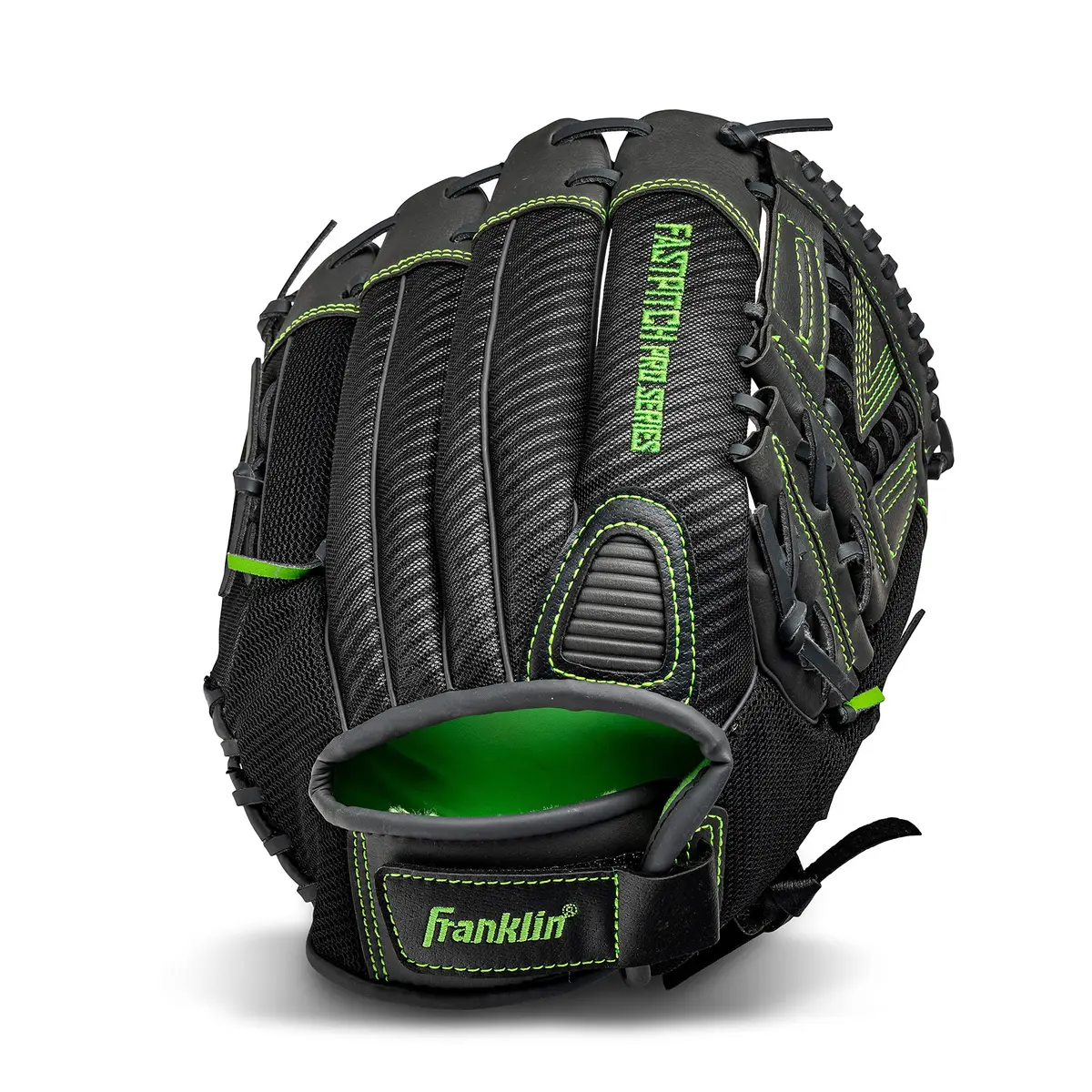 Franklin Sports Windmill Series Softball Glove 13" Lime | Youth Fastpitch Infield - main product image