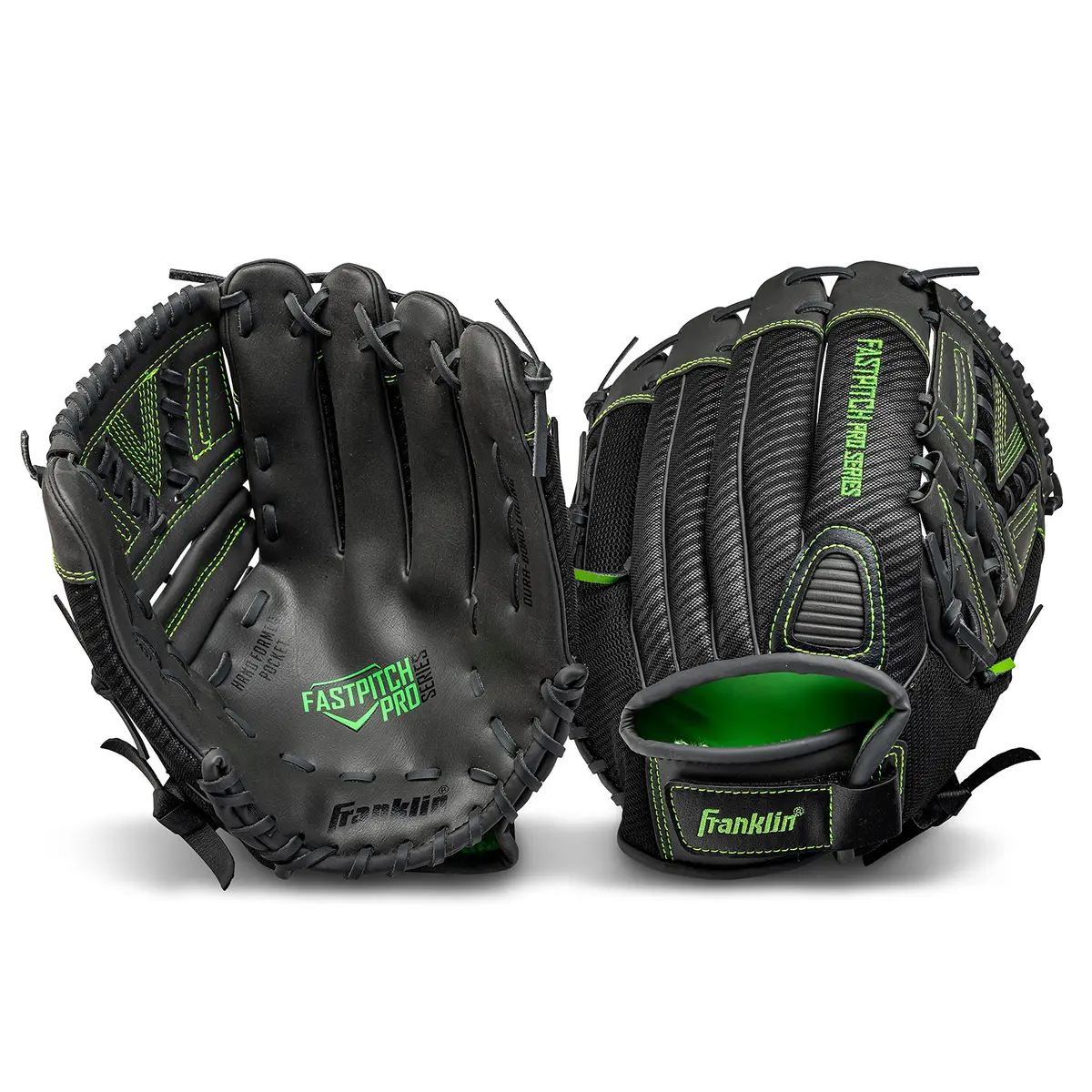 Franklin Sports Windmill Series Softball Glove 13" Lime | Youth Fastpitch Infield - view 2