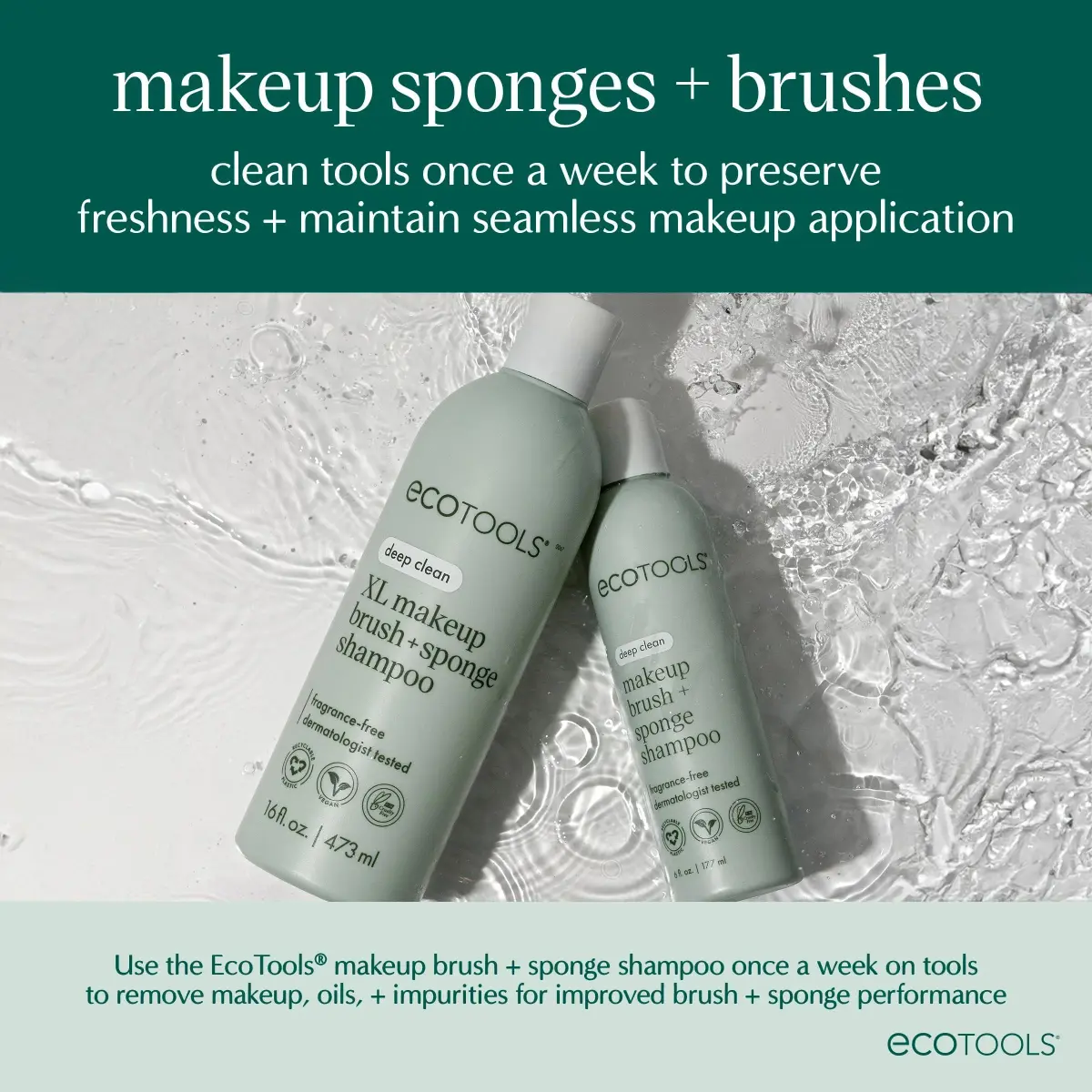 EcoTools 6 Piece Start the Day Beautifully Makeup Brush Set | Vegan & Cruelty-Free with Bamboo Handles - view 5