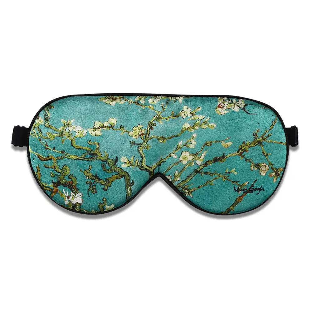 ALASKA BEAR Mulberry Silk Sleep Mask, Van Gogh - The Tree of Life | 100% Pure Silk, Hypoallergenic, Adjustable Strap - main product image