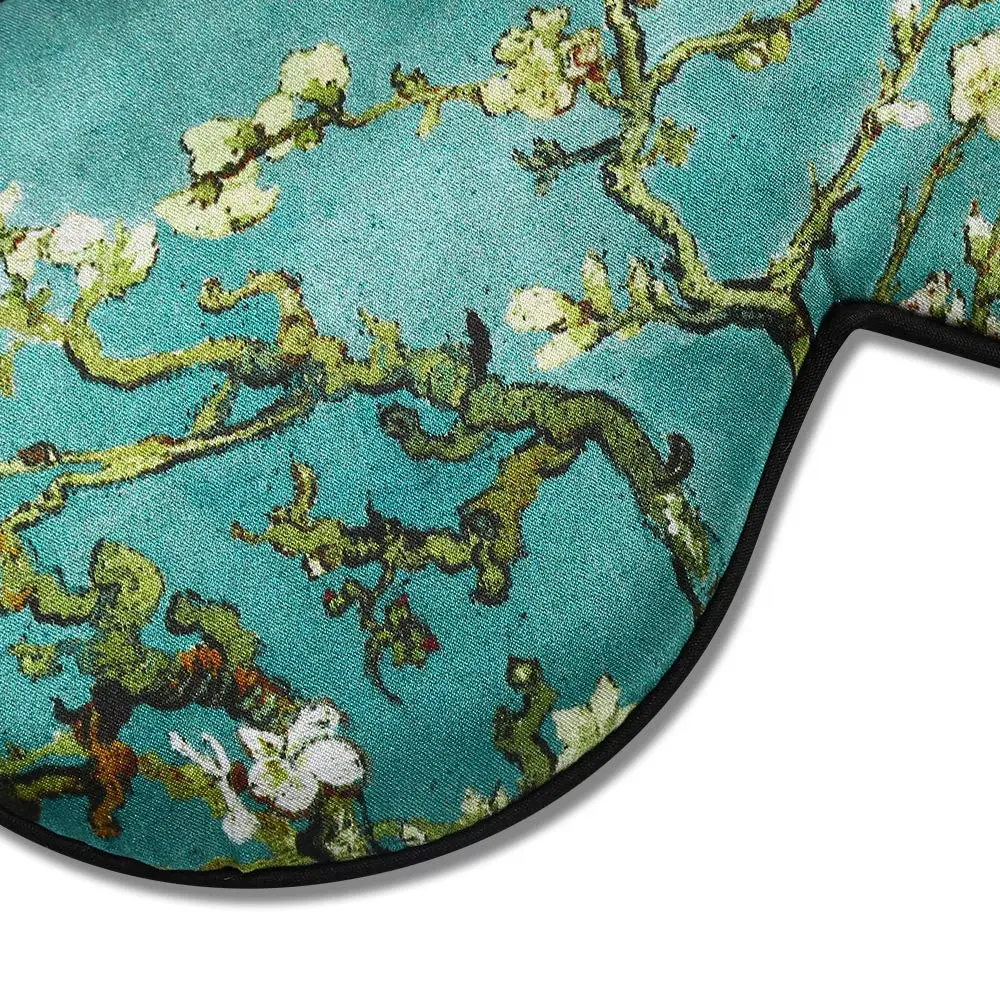 ALASKA BEAR Mulberry Silk Sleep Mask, Van Gogh - The Tree of Life | 100% Pure Silk, Hypoallergenic, Adjustable Strap - view 2