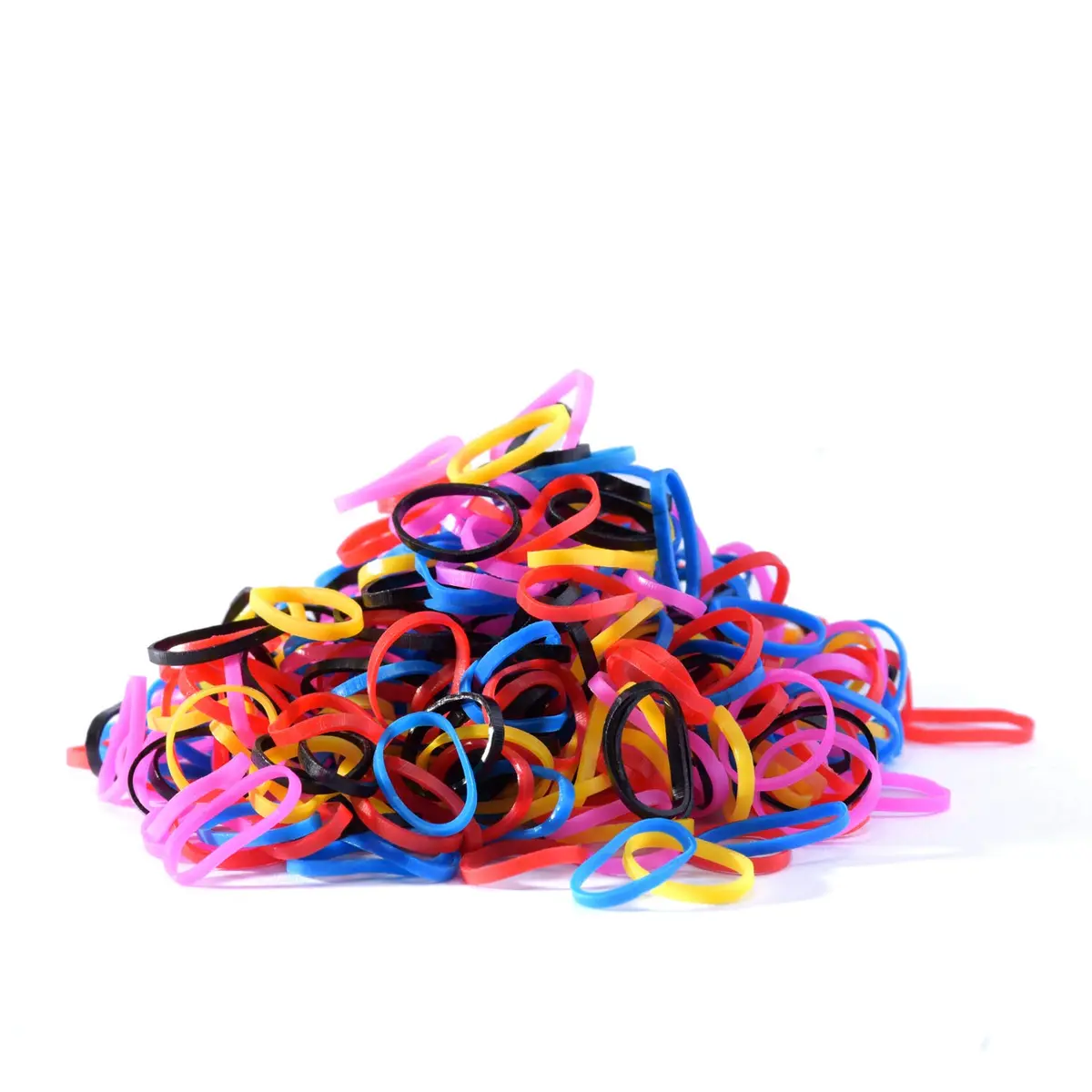 Youxuan Kids Elastics No Damage Colored Hair Bands 1000 Pack Small Size | Bright, Strong & Gentle (70-120 chars) - view 3