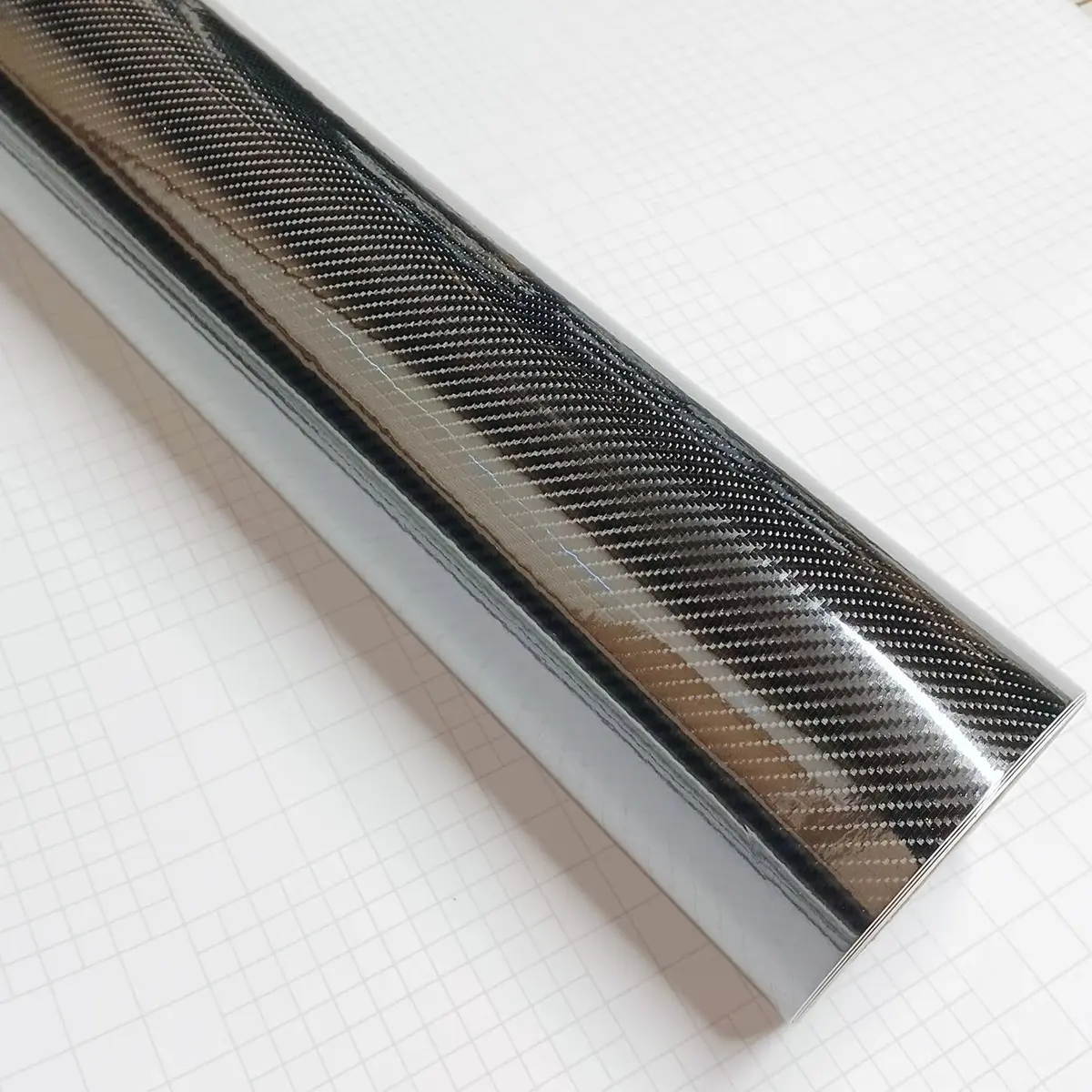 DIYAH 6D Black Carbon Fiber Vinyl Wrap Sticker 122cm x 152cm (4ft x 5ft) | Bubble-Free Air Release for Automotive Surfaces - view 2
