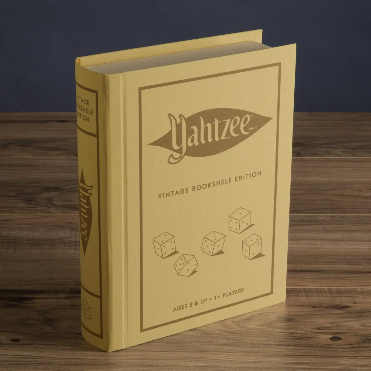 WS Game Company Yahtzee Vintage Bookshelf Edition Classic Dice Game Set | Elegant Decor & Fun - view 6