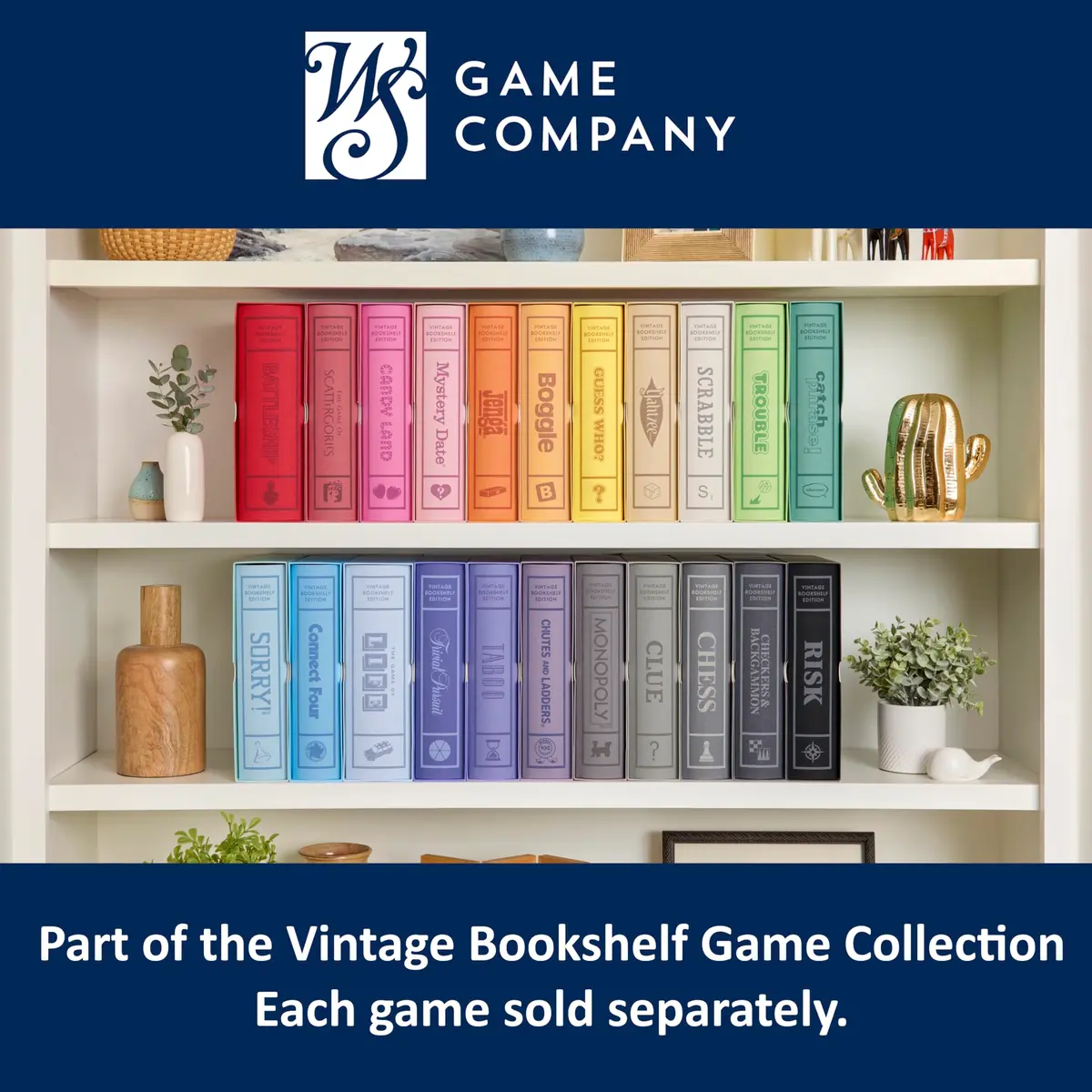 WS Game Company Yahtzee Vintage Bookshelf Edition Classic Dice Game Set | Elegant Decor & Fun - view 4
