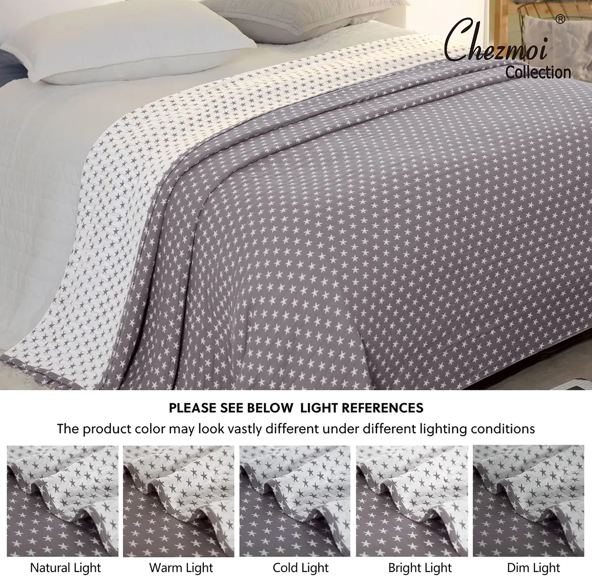 Sterling Creek Dawson Star Muslin Blanket King 106" x 94" | Breathable Cotton All Season - view 8