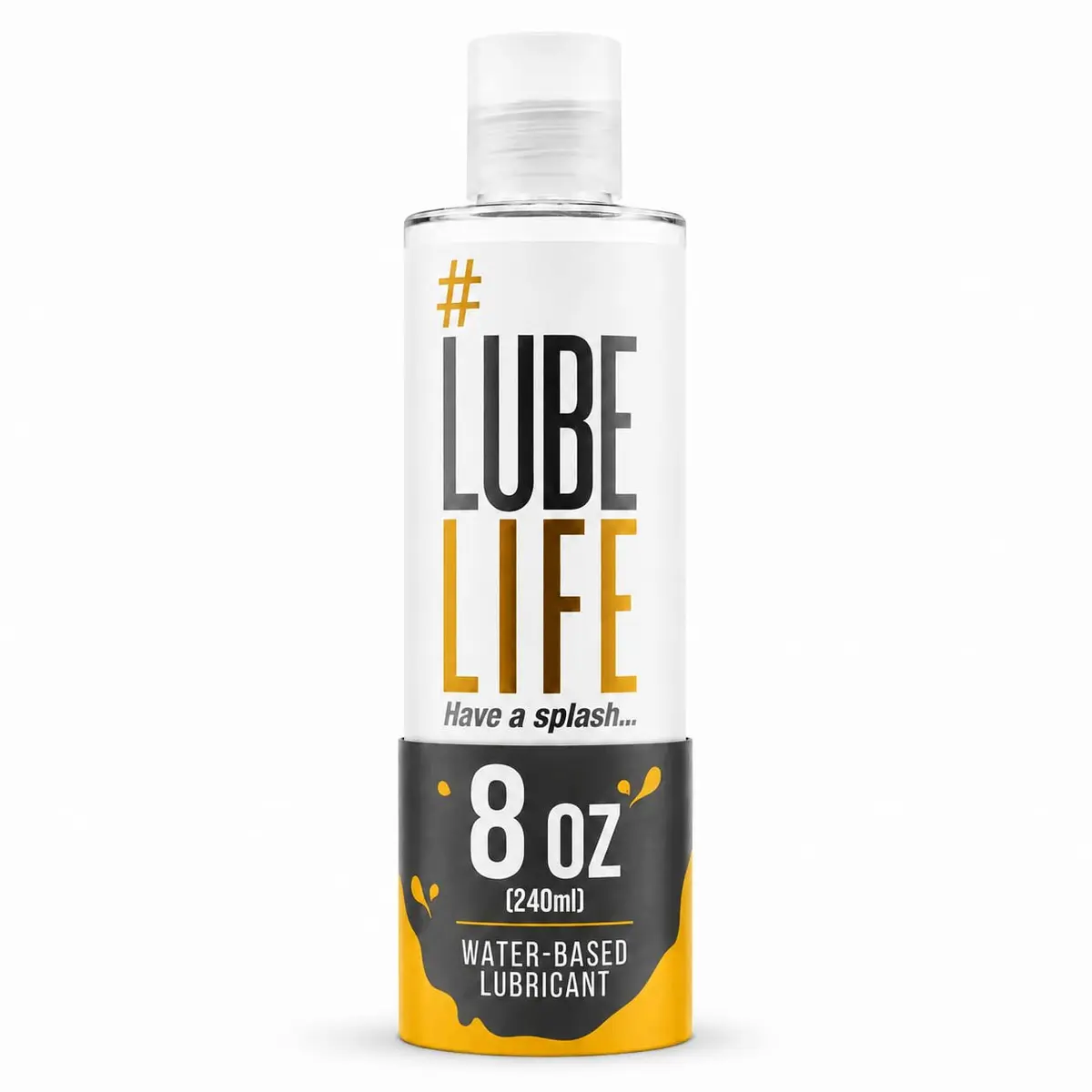 LubeLife Water Based Personal Lubricant 240ml (8 Fl Oz) | Condom & Toy Safe, Easy Clean-Up - main product image