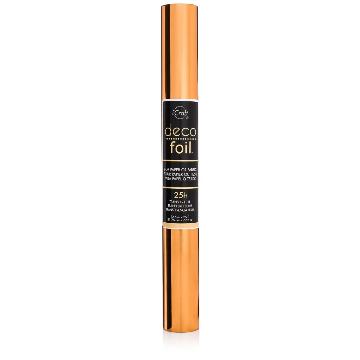 iCraft Deco Foil Value Roll Copper 31.75 cm (12.5 in) x 7.62 m (25 ft) | Toner Reactive & Textile Foil - main product image