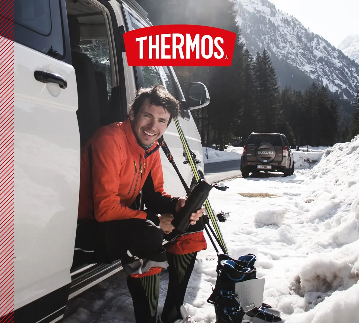 THERMOS Ultralight Insulated Flask 500ml (16.9 Fl Oz) | Keeps Hot 12 Hrs, Cold 24 Hrs, 202g - view 6