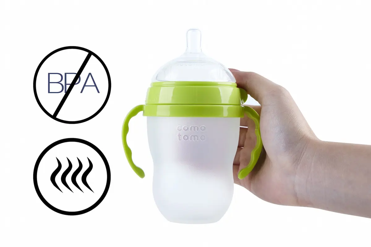 GOLOHO Baby Bottle Handle for Comotomo Bottles 8 oz & 5 oz | Soft Grip, Anti-Slip, Food-Grade Material - view 6