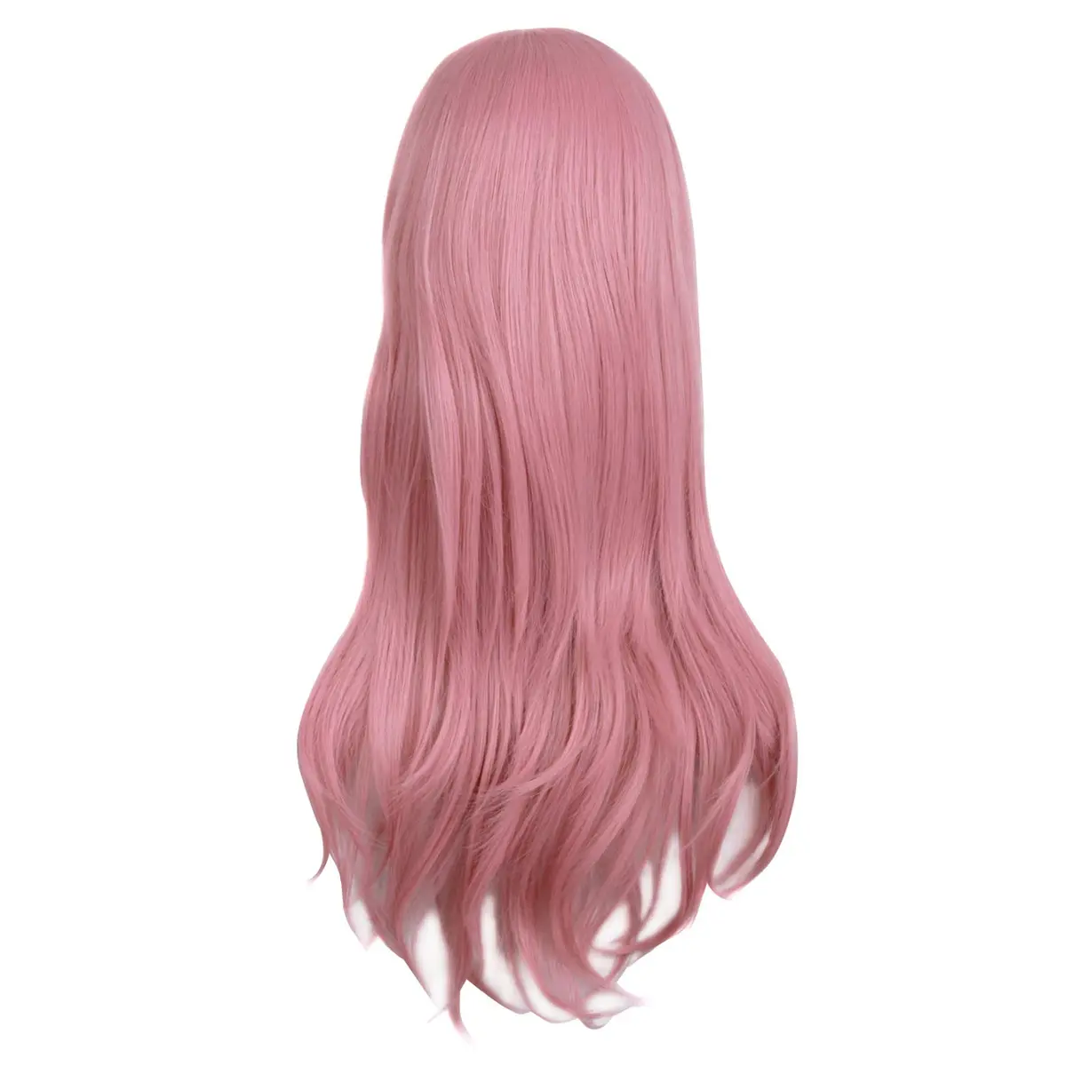 MapofBeauty 28 Inch Long Curly Hair Costume Cosplay Wig, Rouge Pink | Heat-Resistant Synthetic Fiber (70-120 chars) - view 2