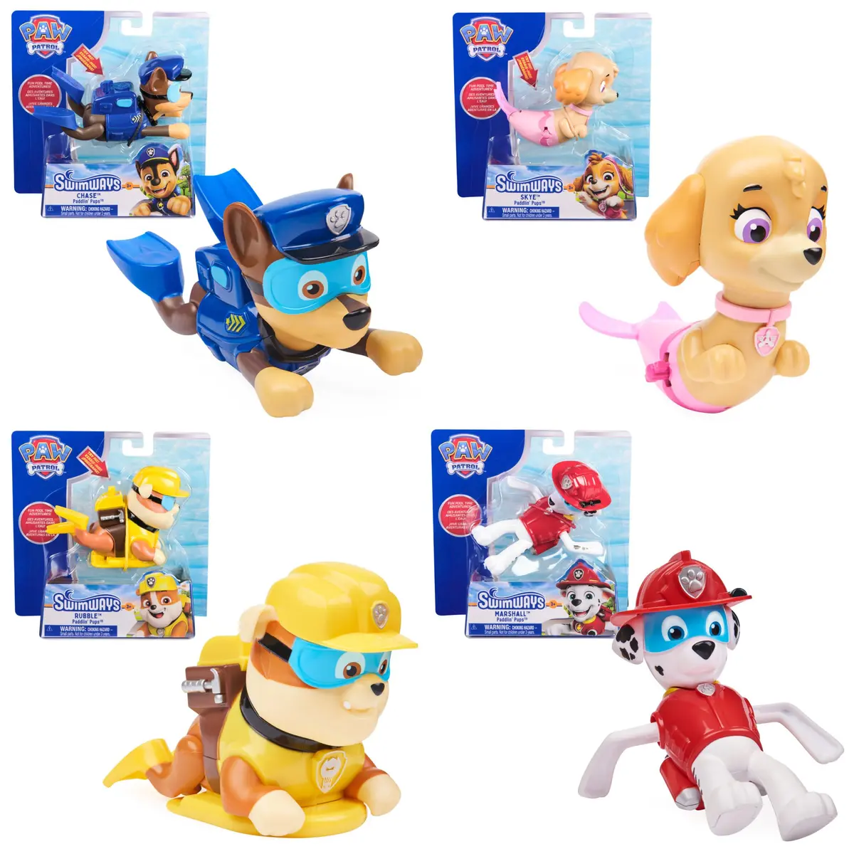 SwimWays Paw Patrol Paddlin' Pups Pool Toys & Bath Toys for Kids Aged 4 & Up | Self-Propelling, No Batteries, Skye - view 7