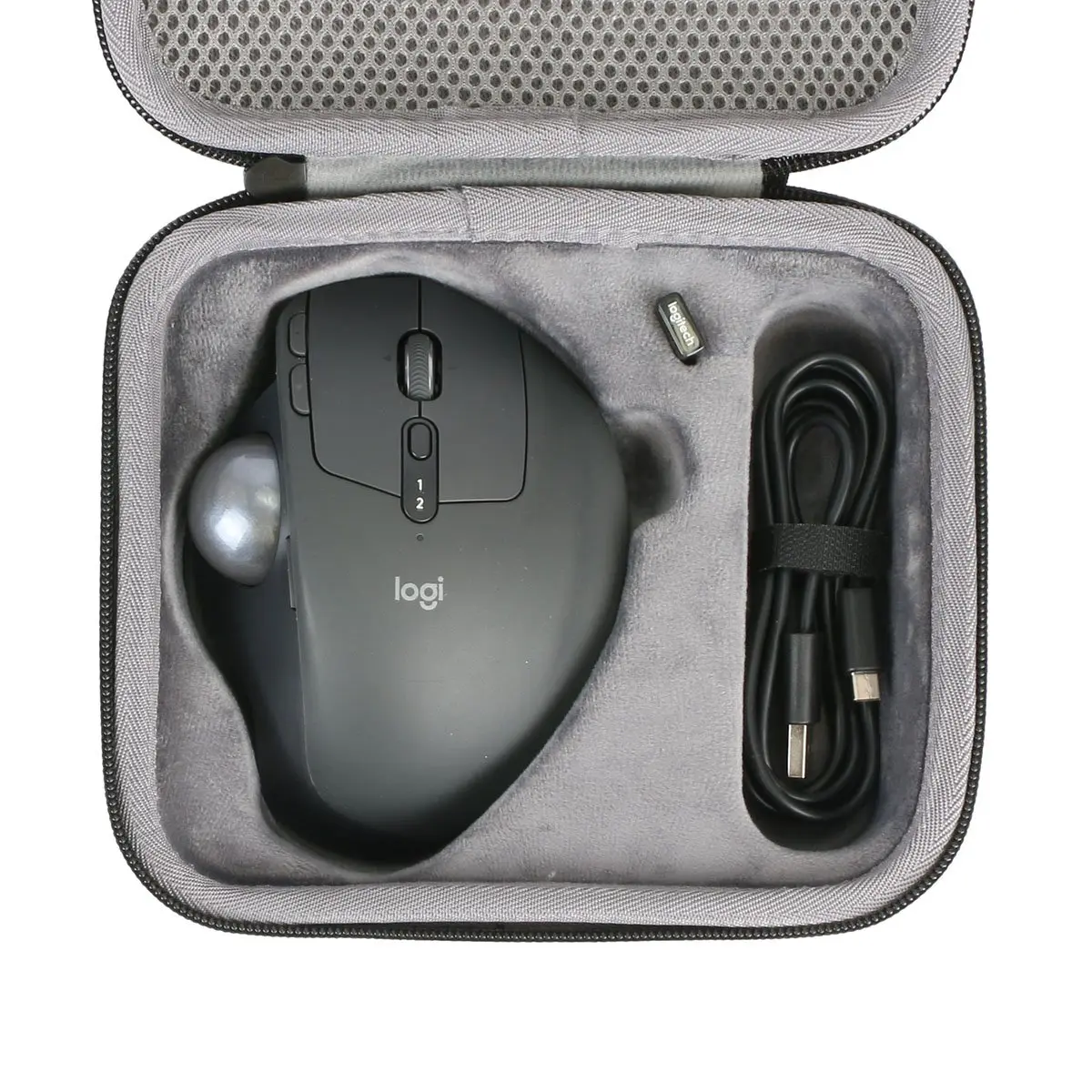 co2CREA Hard Case for Logitech MX Ergo Wireless Trackball Mouse | Shockproof Dustproof Water-Resistant - view 2