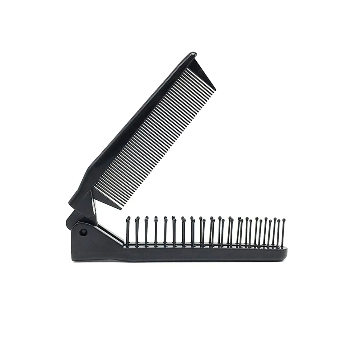 Louise Maelys Folding Hair Brush Black | Pocket Travel Comb for Thick, Curly, Straight Hair - view 6