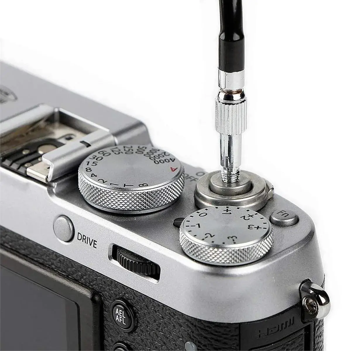 Fotasy 100cm Mechanical Cable Shutter Release with Bulb-Lock | Threaded Release Cable for Fujifilm, Leica, Nikon Cameras - view 6