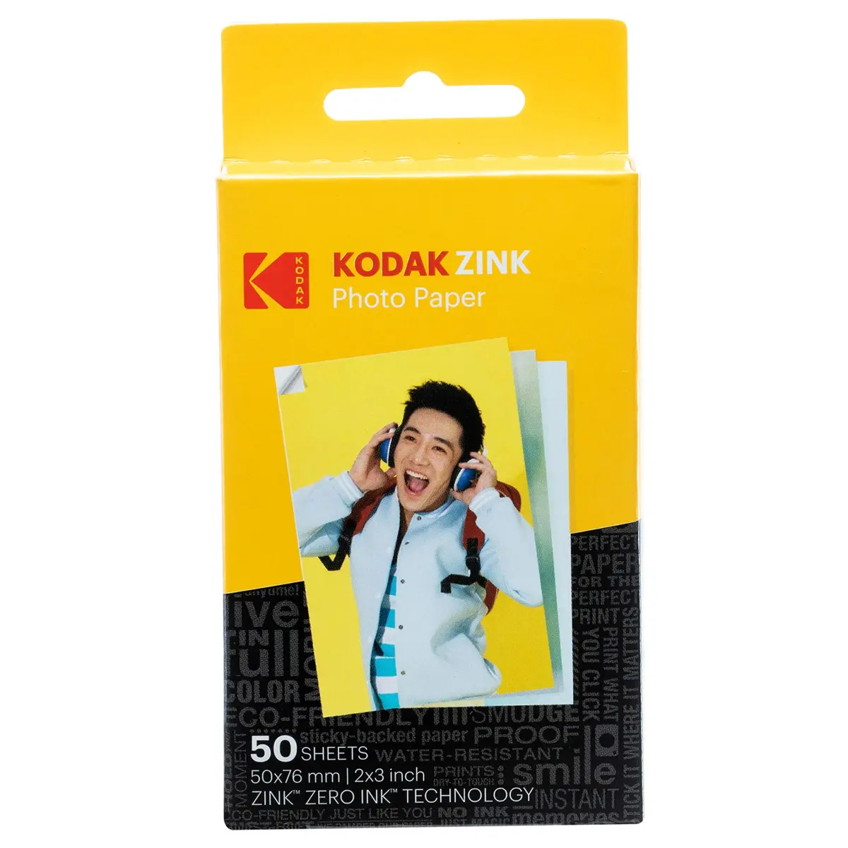 KODAK 2x3 Premium Sticky-Backed ZINK Photo Paper (50 Sheets) | Fade-Resistant & Water-Resistant - main product image