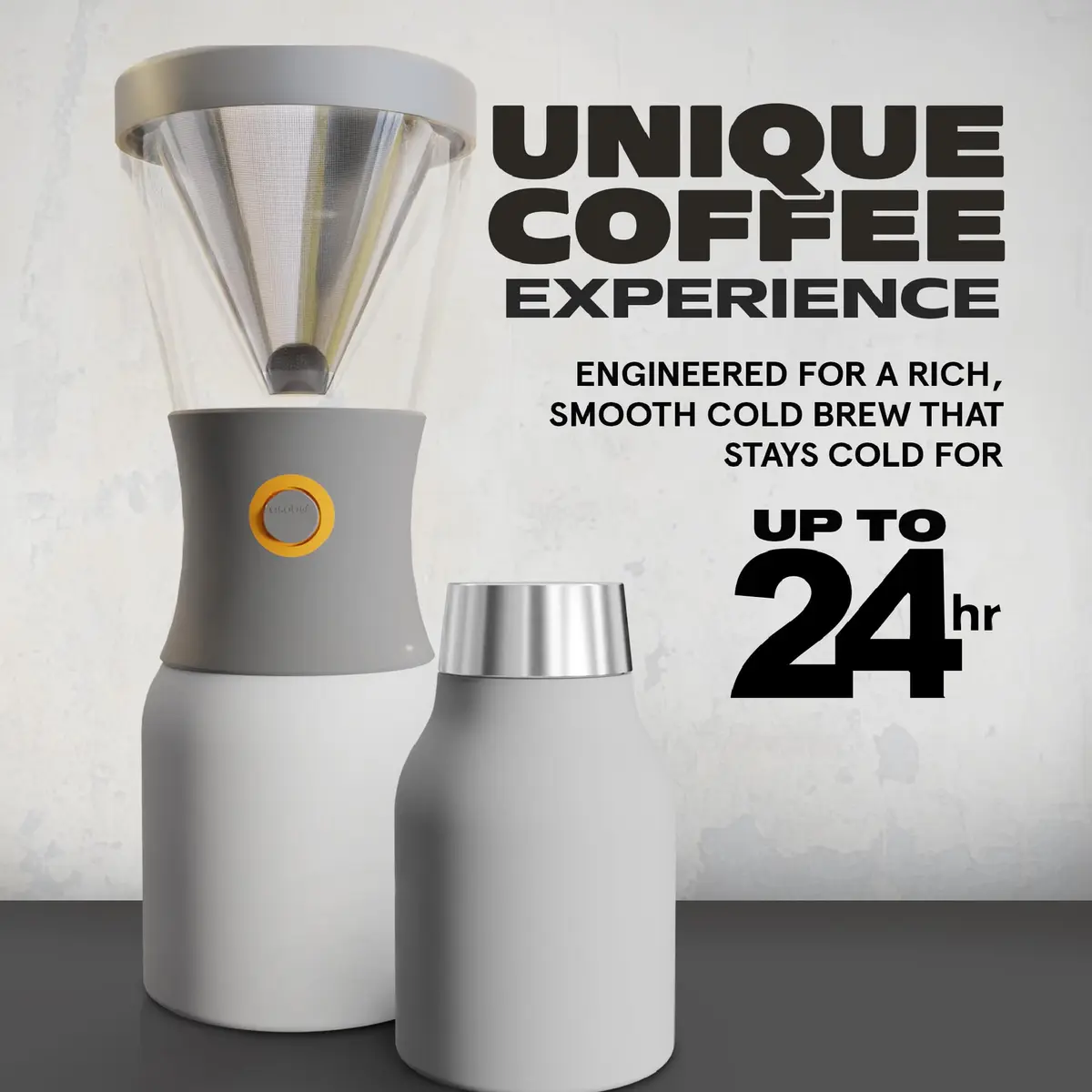asobu Cold Brew Coffee Maker 40oz | Award-Winning Portable Insulated Brewer with Stainless Steel Carafe - view 2