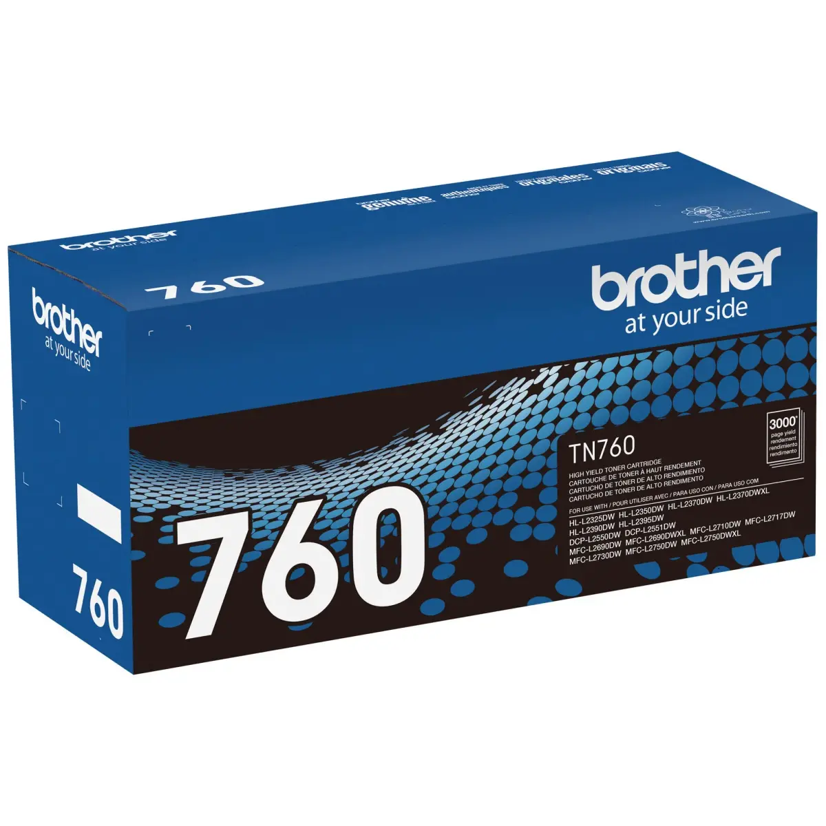 Brother Genuine TN760 High Yield Black Toner Cartridge | Professional Mono Laser Print Quality - view 4