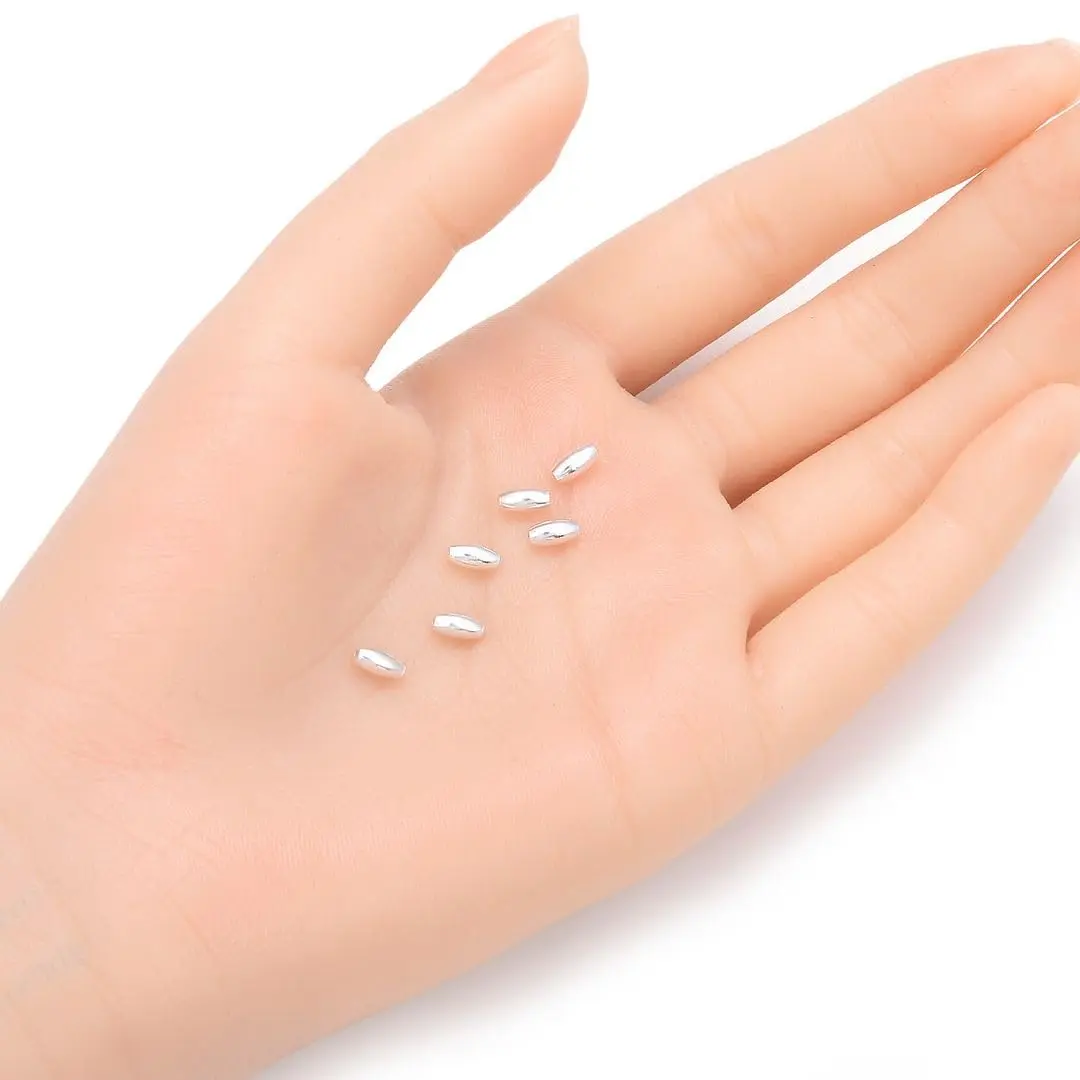 Adabele Sterling Silver Beads 5.5mm | Hypoallergenic, Heirloom Quality - view 2