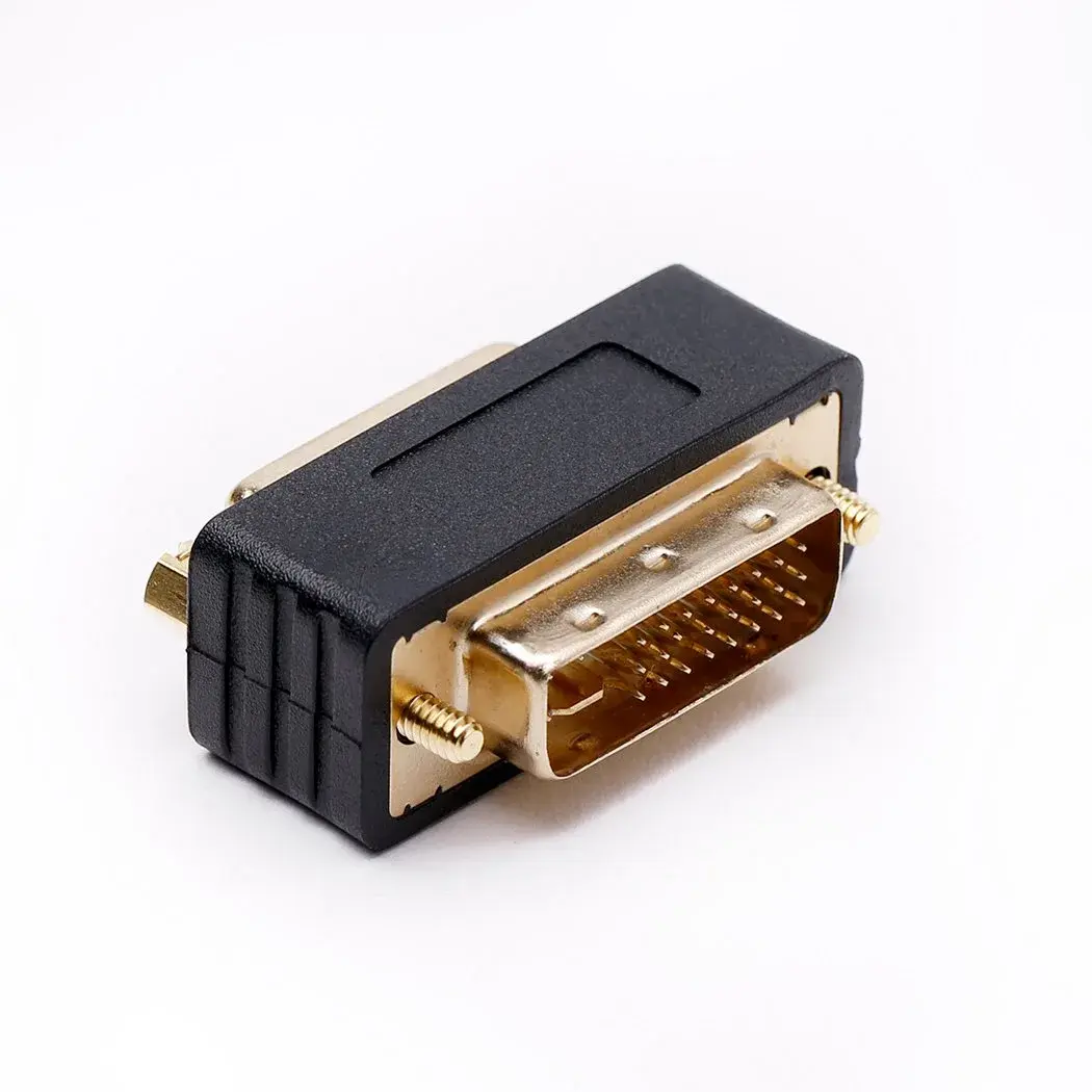 Arnorin DVI-D Male to DVI-I Female Port Saver Adapter 4.3cm (1.7in) | Gold Plated Connector - main product image