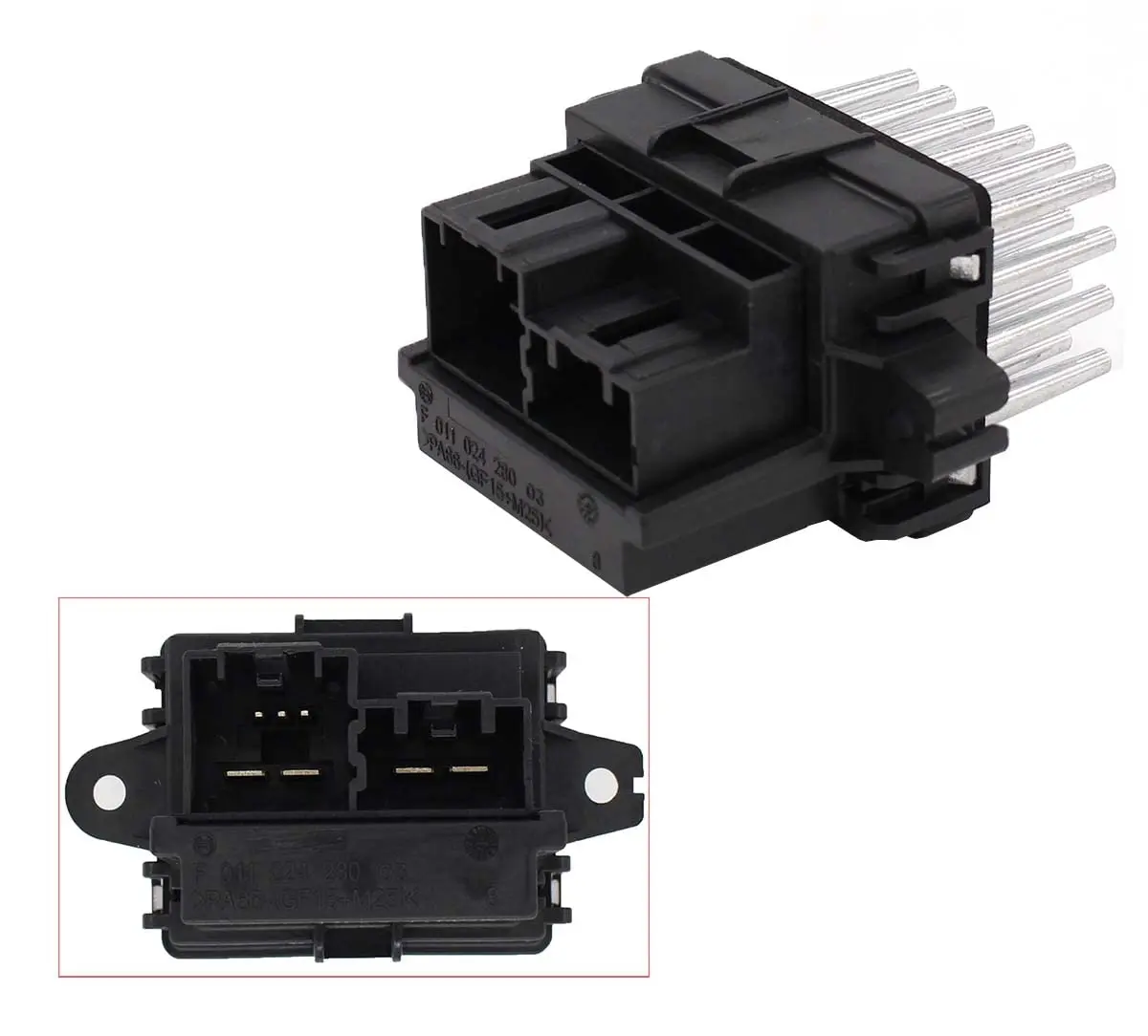 MOTOKU Blower Motor Resistor 15141283 | Compatible with GM Vehicles, Aftermarket Part - view 3