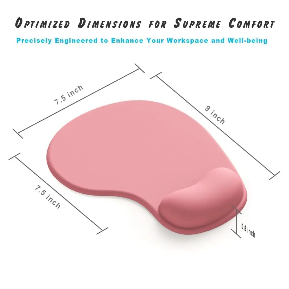 DEMON CHEST Office Mousepad with Gel Wrist Support | Ergonomic Gaming Desk Mat for Laptop & Computer - view 7