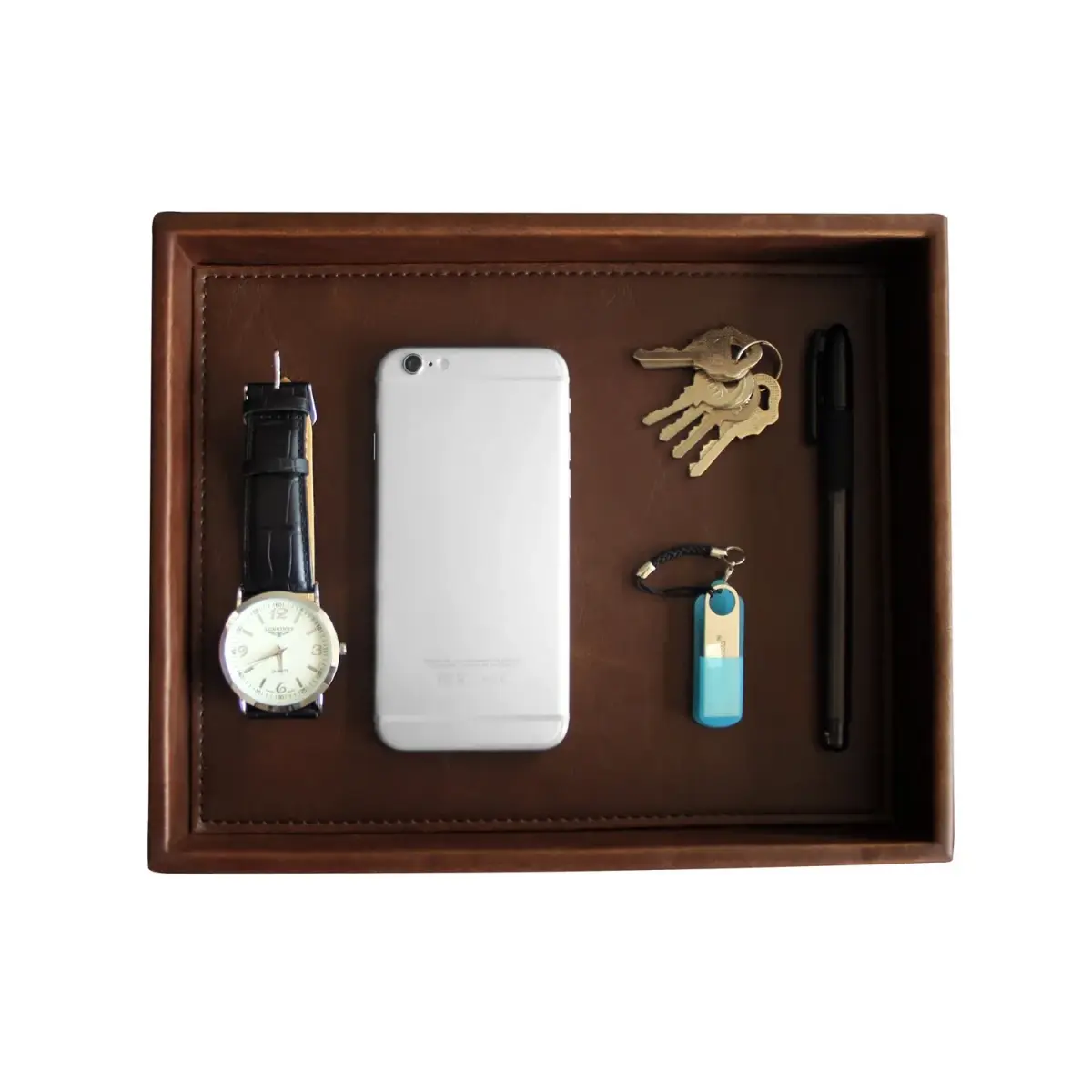 HofferRuffer Decorative Vanity Tray 25.9cm x 21.3cm x 4.6cm | Organize Your Space with Style - main product image