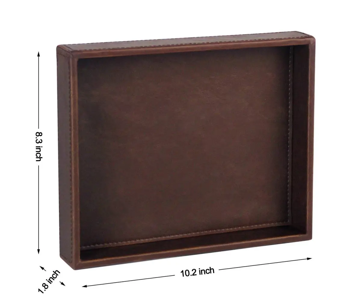 HofferRuffer Decorative Vanity Tray 25.9cm x 21.3cm x 4.6cm | Organize Your Space with Style - view 7