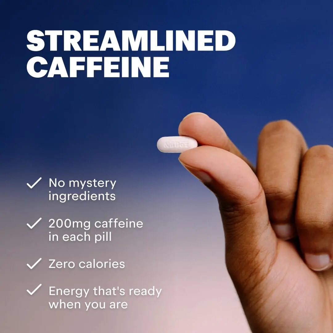 NoDoz 200mg Caffeine Pills | Maximum Strength, 120 Caplets | Stay Alert & Focused - view 2