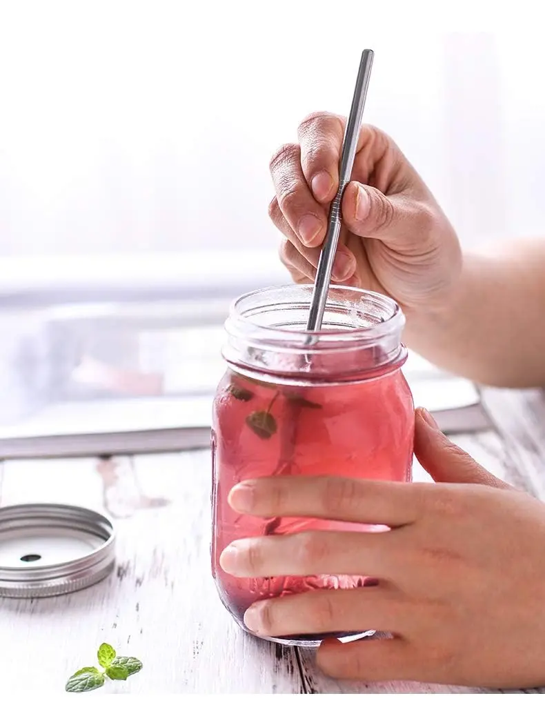 HuaQi Stainless Steel Drinking Straws 10.5'' | Reusable & Eco-Friendly (70-120 chars) - view 6