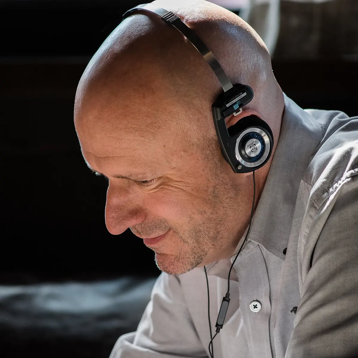 Koss Porta Pro with Microphone and Remote On-Ear Headphones | Wired Plug, Black/Silver - view 5