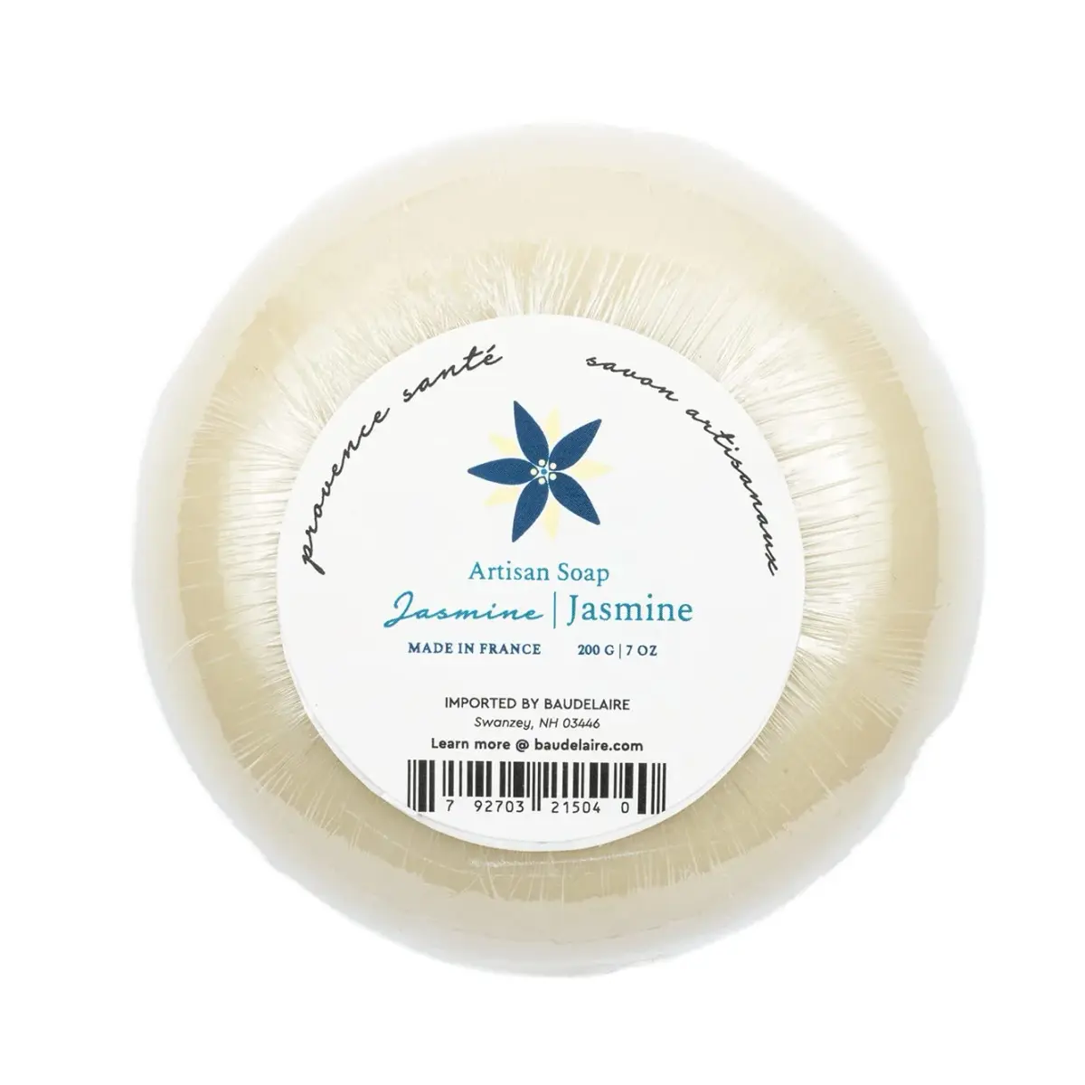 Provence Sante Luxury French Bath Bar Jasmine Fragrance 200ml (7 oz) | Moisturizing Shea Butter - main product image
